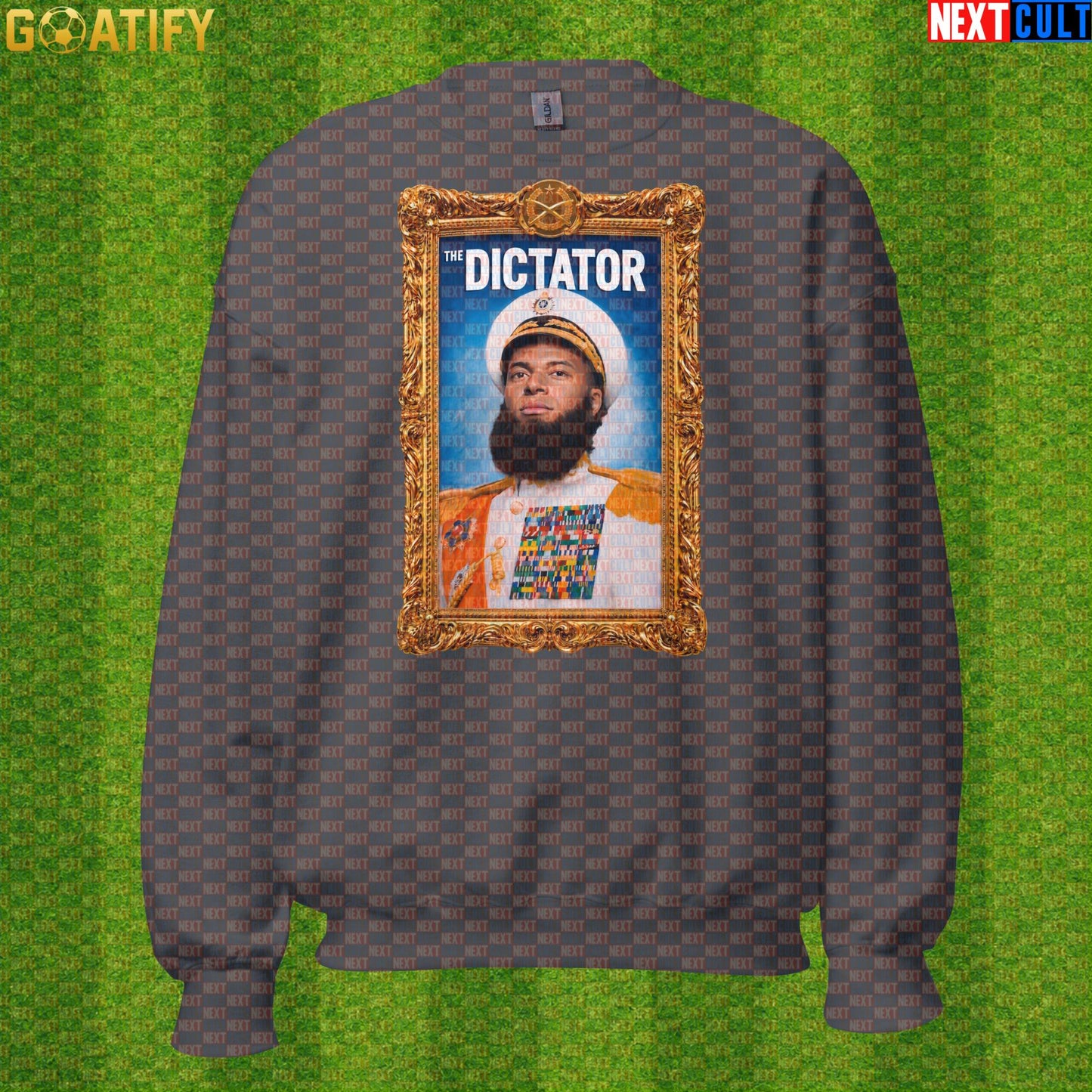Kylian Mbappe Sweatshirt – Regal El Dictator Soccer Crewneck for France Football Fans Charcoal Next Cult Brand