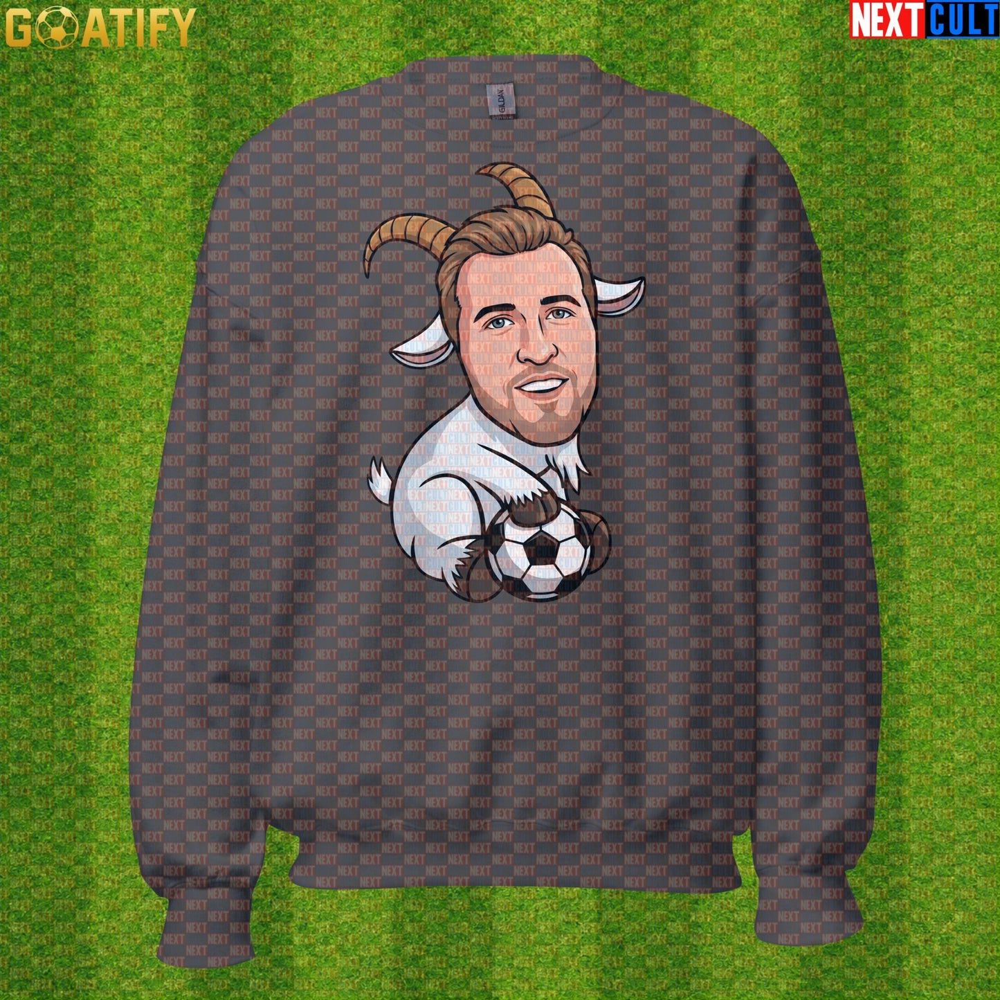 Harry Kane Sweatshirt – GOAT Football Crewneck Gift for England and Bayern Munich Supporters |  | ["Bayern Munich", "England", "Football", "Harry Kane", "Soccer", "Tottenham Hotspur"]