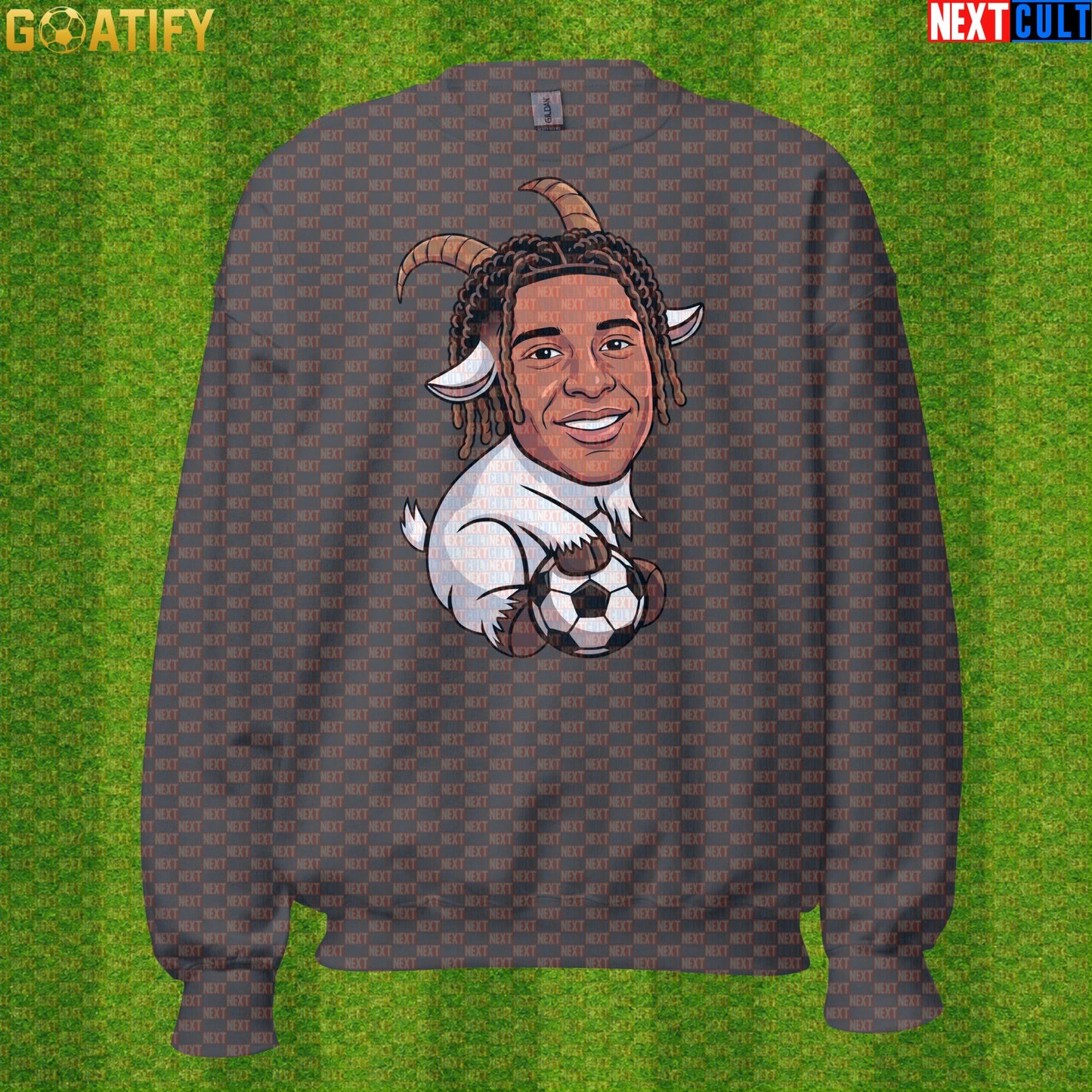 Michael Olise Sweatshirt – Cool GOAT Crewneck for Bayern Munich and France Supporters |  | ["Bayern Munich", "Football", "France", "Michael Olise", "Soccer"]