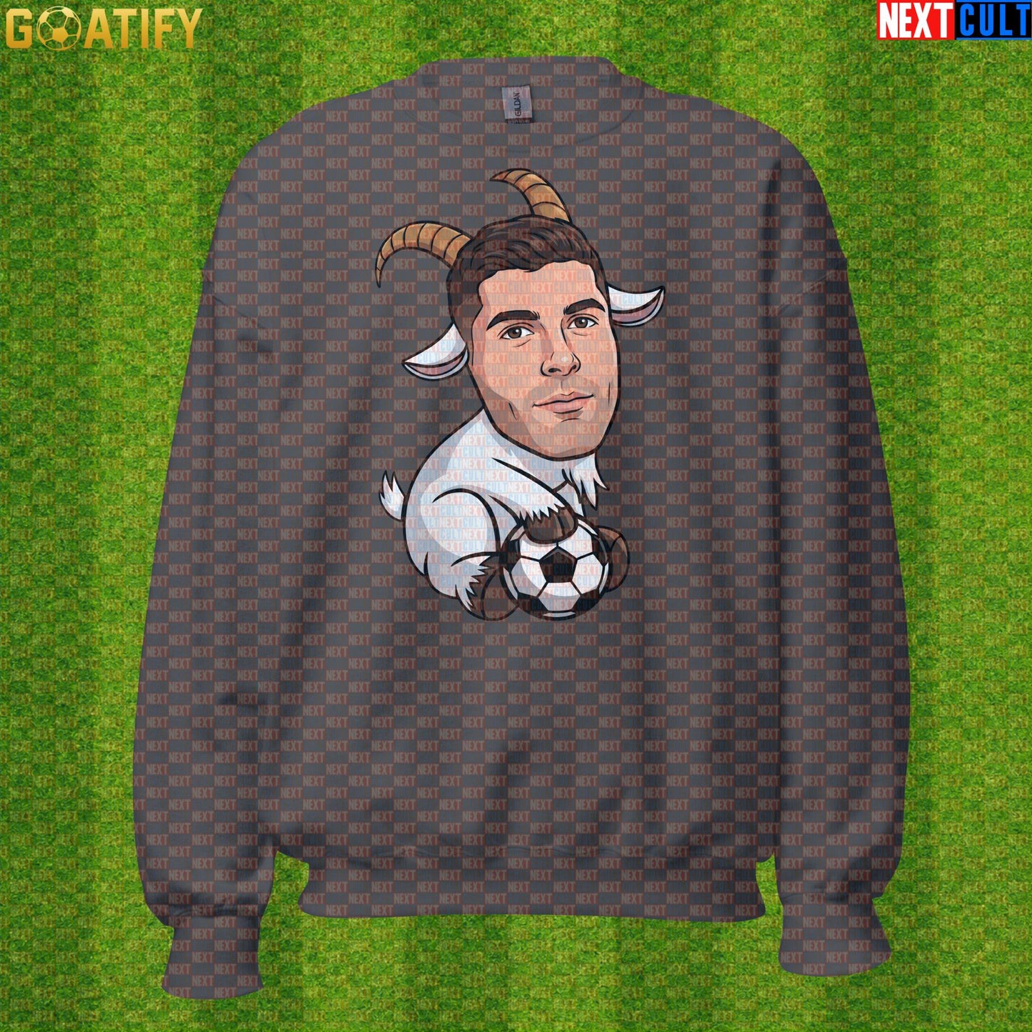 Christian Pulisic Sweatshirt – USMNT GOAT Crewneck for AC Milan, Chelsea and World Cup Fans |  | ["AC Milan", "Borussia Dortmund", "Chelsea", "Christian Pulisic", "Football", "Soccer", "USA", "USMNT"]