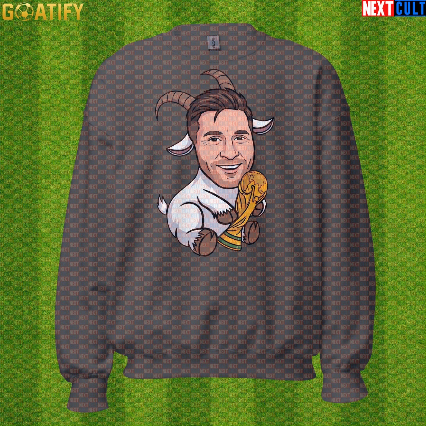 Lionel Messi Sweatshirt – World Cup Winner Crewneck for Argentina and Barcelona Fans |  | ["Argentina", "Barcelona", "Football", "Inter Miami", "Lionel Messi", "Soccer"]