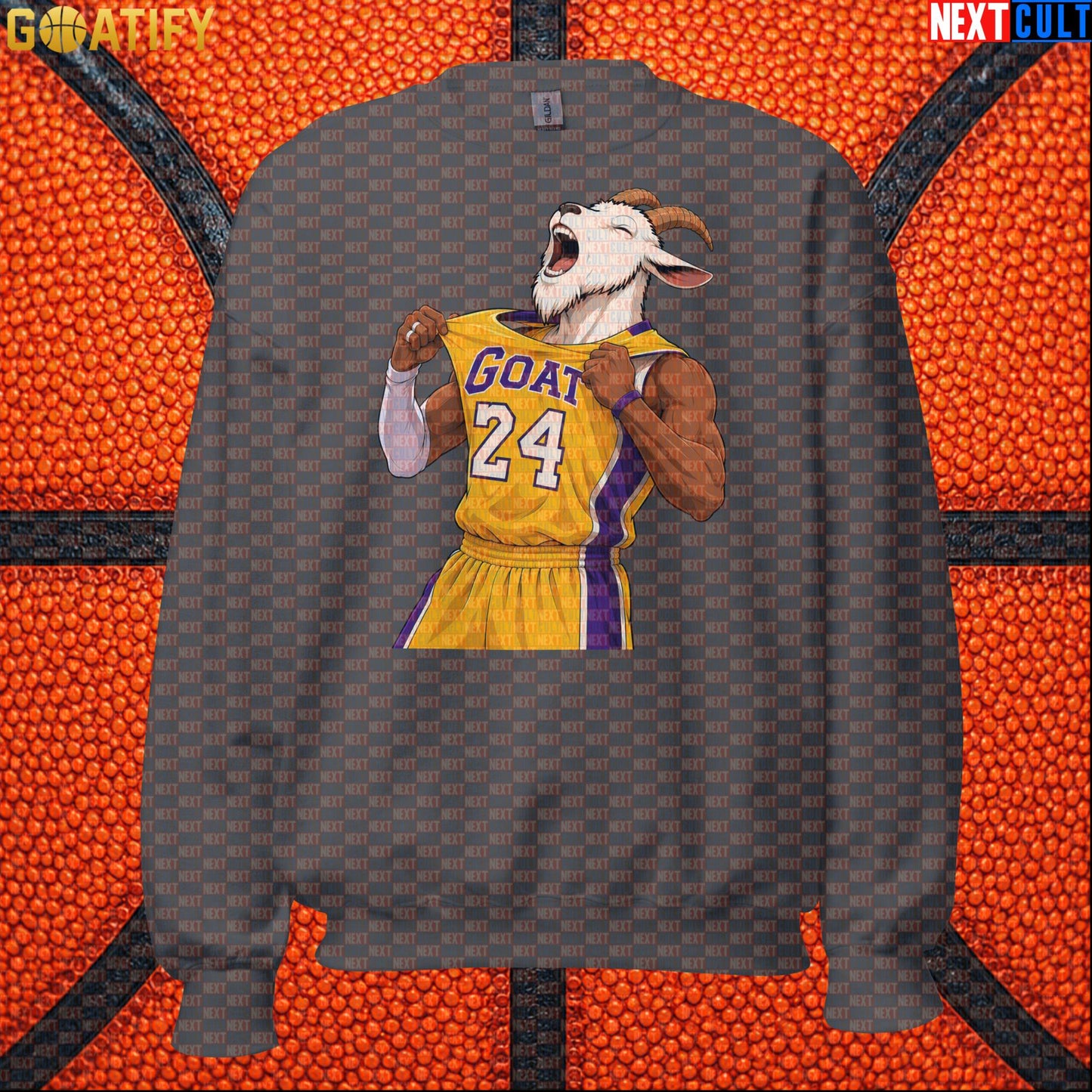 Kobe Bryant Sweatshirt – Black Mamba No. 24 GOAT Crewneck for Lakers Basketball Fans |  | ["Basketball", "Kobe Bryant", "Los Angeles Lakers", "NBA"]