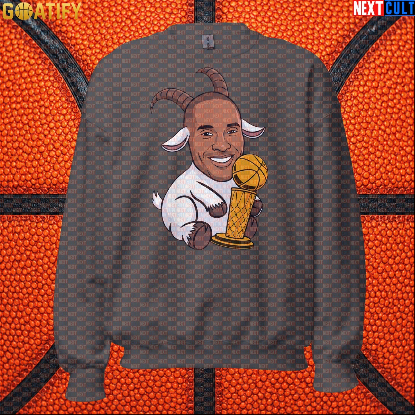 Kobe Bryant Sweatshirt – The GOAT Champion Crewneck for Lakers Fans & NBA Basketball Gifts |  | ["Basketball", "Kobe Bryant", "Los Angeles Lakers", "NBA"]