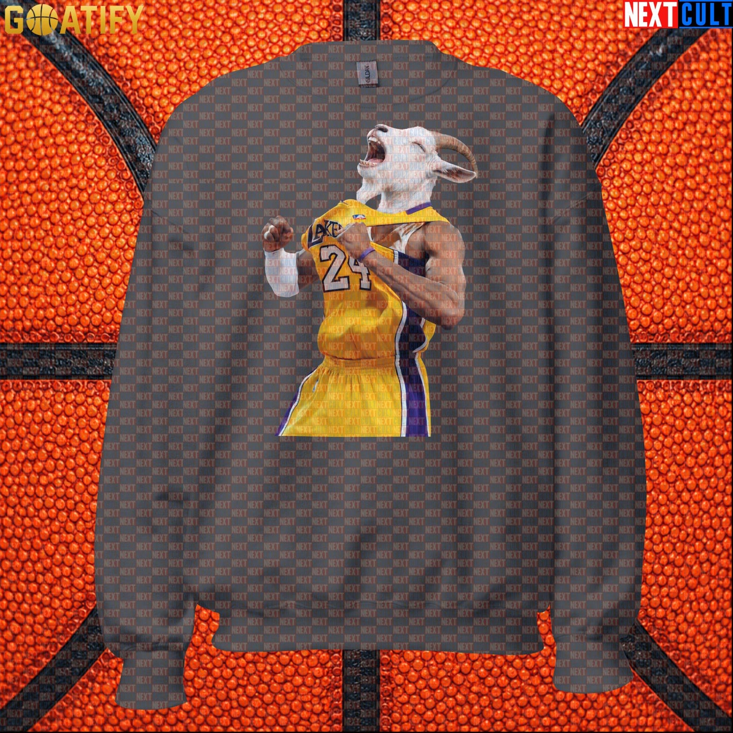 Kobe Bryant Sweatshirt – GOAT Celebration Crewneck for Los Angeles Lakers Basketball Fans |  | ["Basketball", "Kobe Bryant", "Los Angeles Lakers", "NBA"]