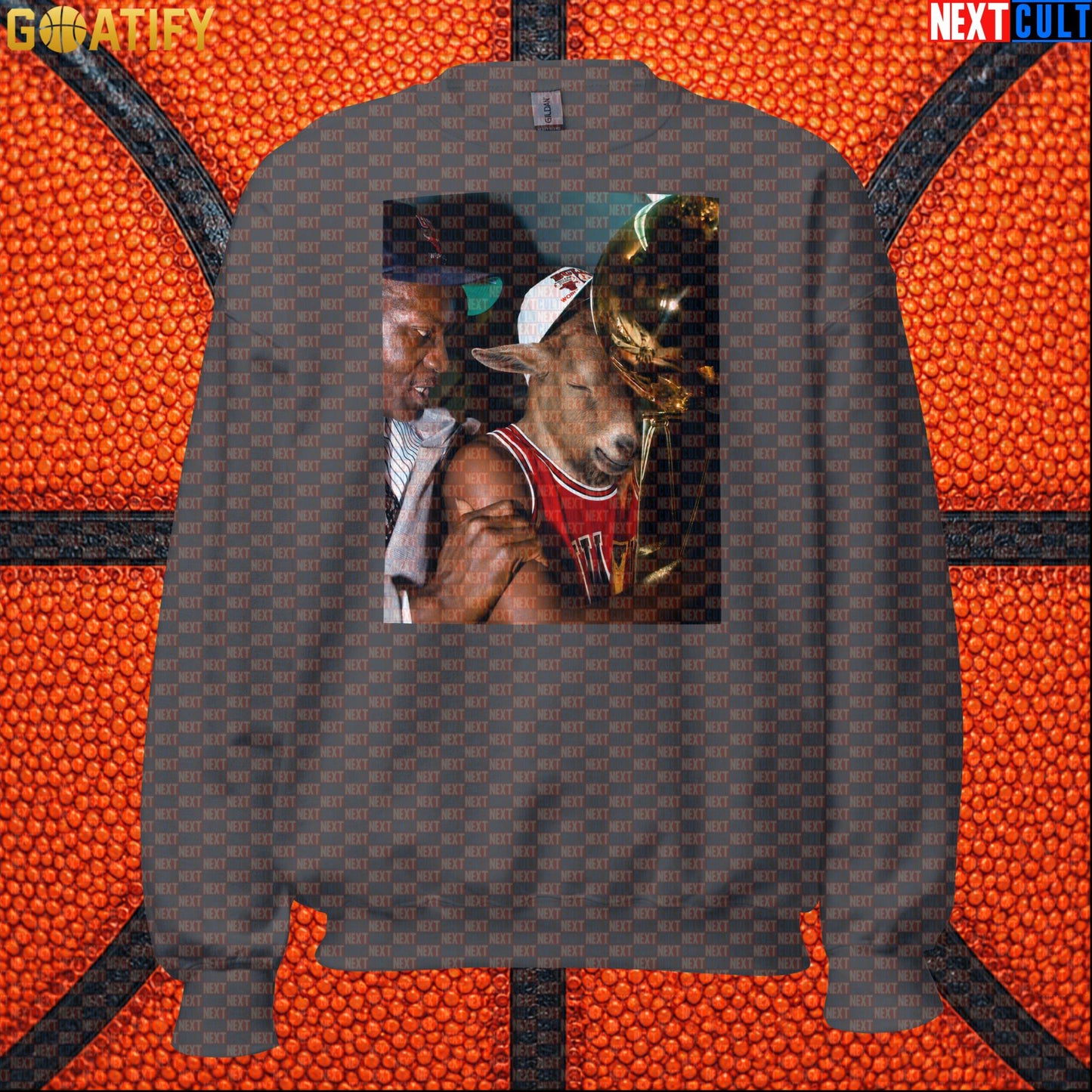 Michael Jordan Sweatshirt – Bulls GOAT Championship Crewneck for Basketball Fans & Gifts |  | ["Basketball", "Chicago Bulls", "Michael Jordan", "NBA"]