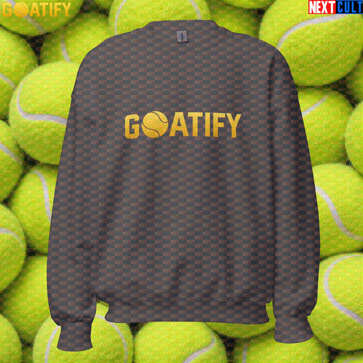 Tennis GOAT Sweatshirt Golden Ball Crewneck for Tennis & Padel Fans & Players | GOATIFY | Sweatshirts | ["NCB", "Padel", "Tennis"]