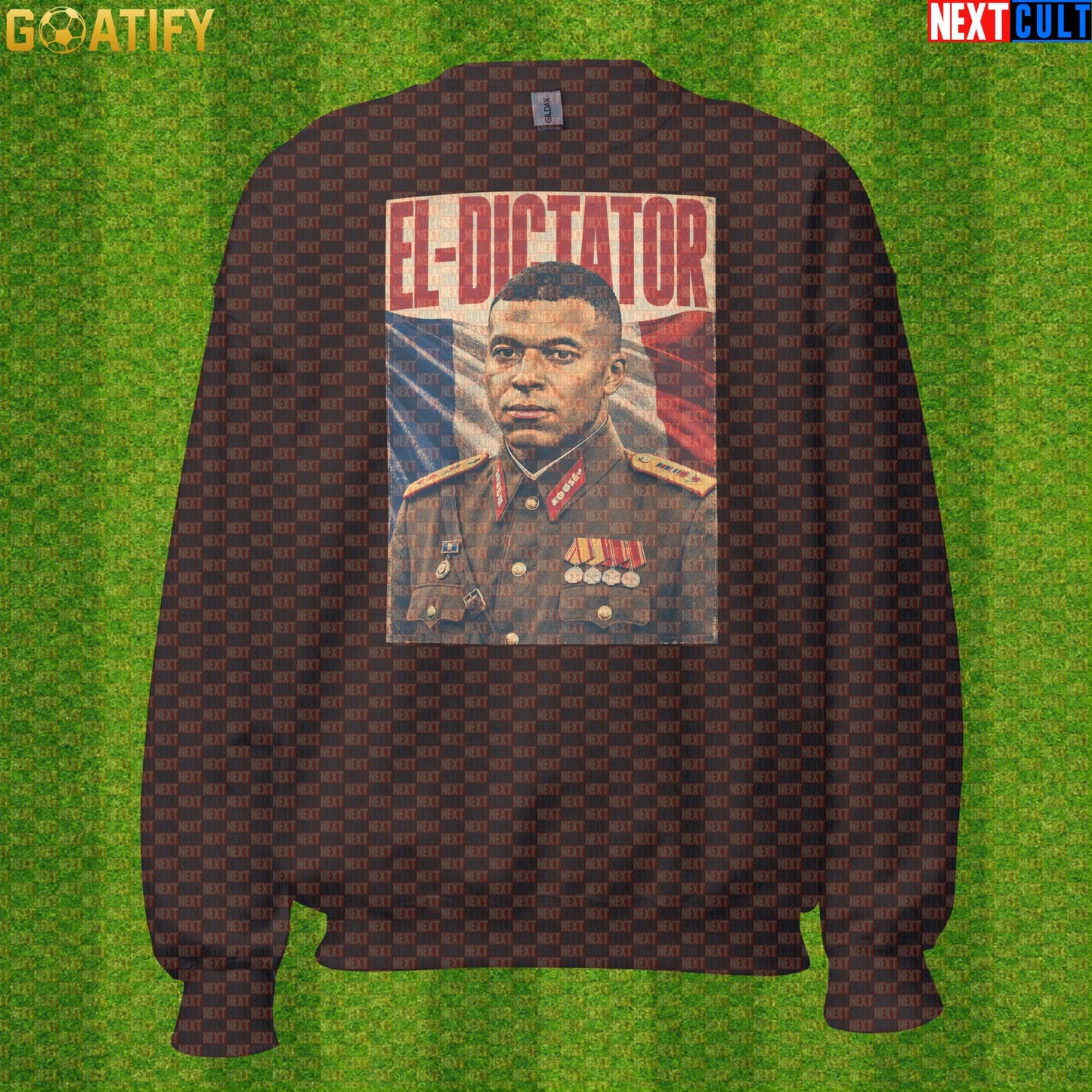 Kylian Mbappe Sweatshirt – El Dictator Retro Soccer Meme Crewneck for World Cup Fans |  | ["Football", "France", "Kylian Mbappe", "PSG", "Real Madrid", "Soccer"]