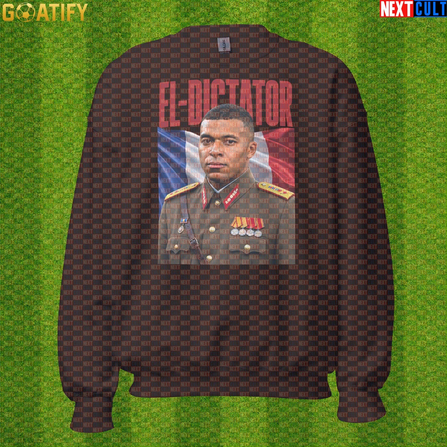 Kylian Mbappe Sweatshirt – El Dictator Retro Soccer Crewneck for France and PSG Fans |  | ["Football", "France", "Kylian Mbappe", "PSG", "Real Madrid", "Soccer"]