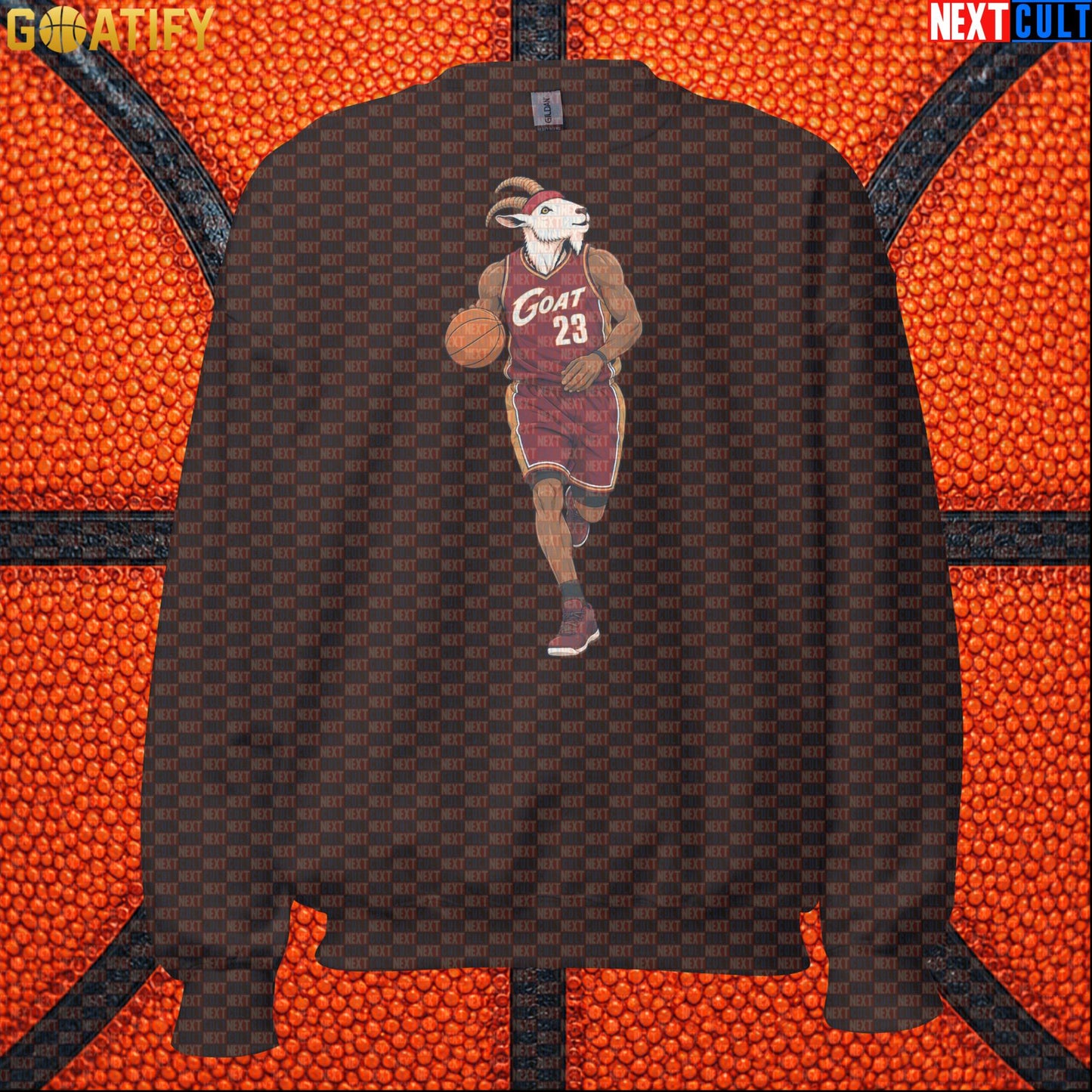 LeBron James Sweatshirt – Cleveland GOAT Crewneck Gift for Cavaliers Basketball Fans |  | ["Basketball", "Cleveland Cavaliers", "LeBron James", "NBA"]
