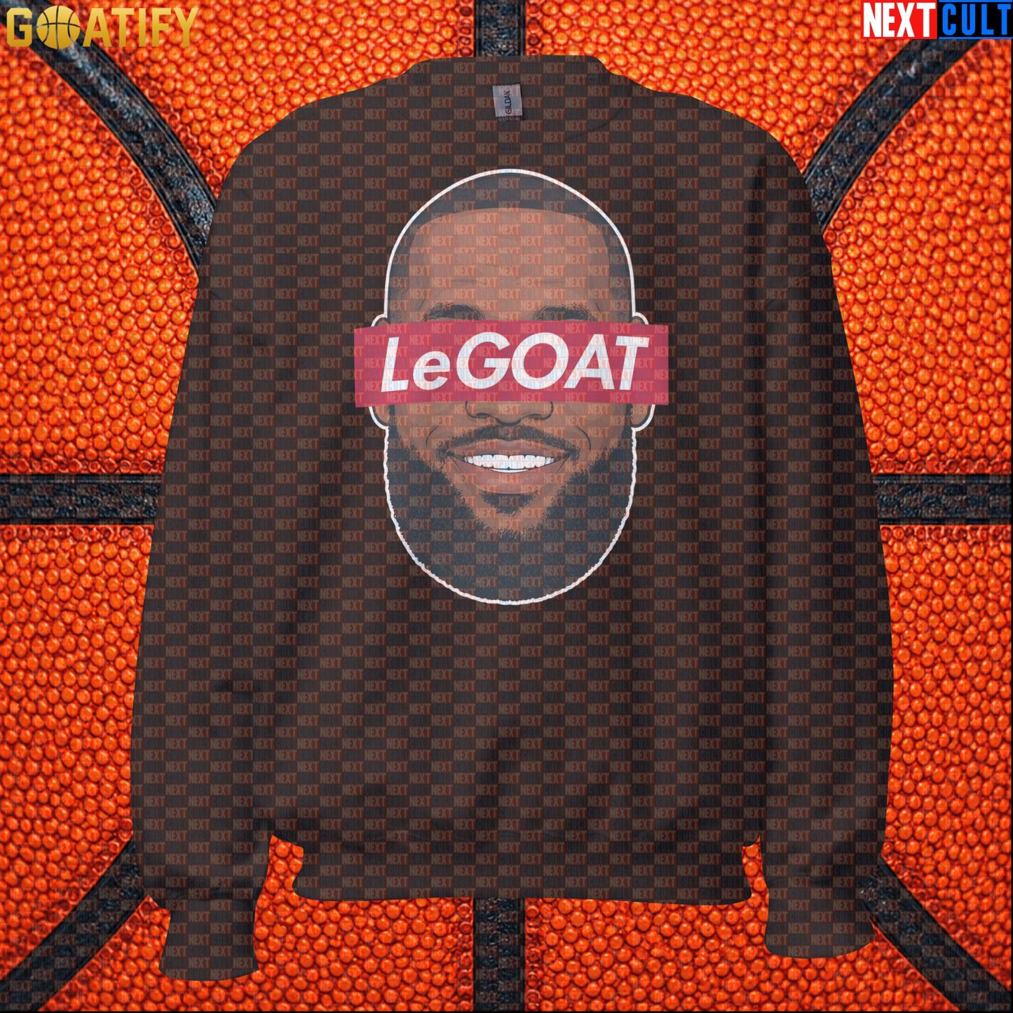 LeBron James Sweatshirt – Retro LeGOAT Crewneck Gift for NBA Fans and Basketball Collectors |  | ["Basketball", "Cleveland Cavaliers", "LeBron James", "Los Angeles Lakers", "Miami Heat", "NBA"]