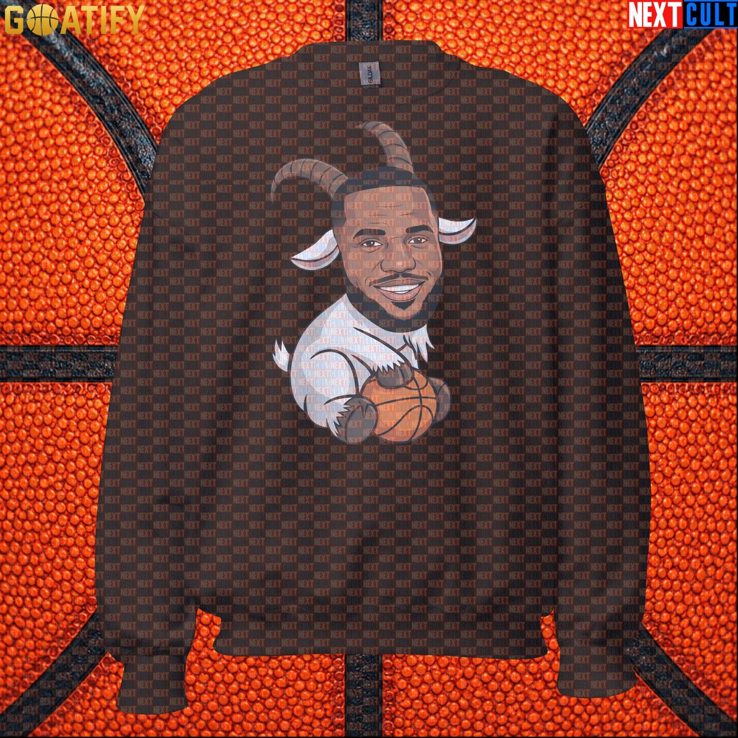 LeBron James Sweatshirt – LeGOAT Basketball Crewneck Gift for NBA Fans and Collectors |  | ["Basketball", "Cleveland Cavaliers", "LeBron James", "Los Angeles Lakers", "Miami Heat", "NBA"]