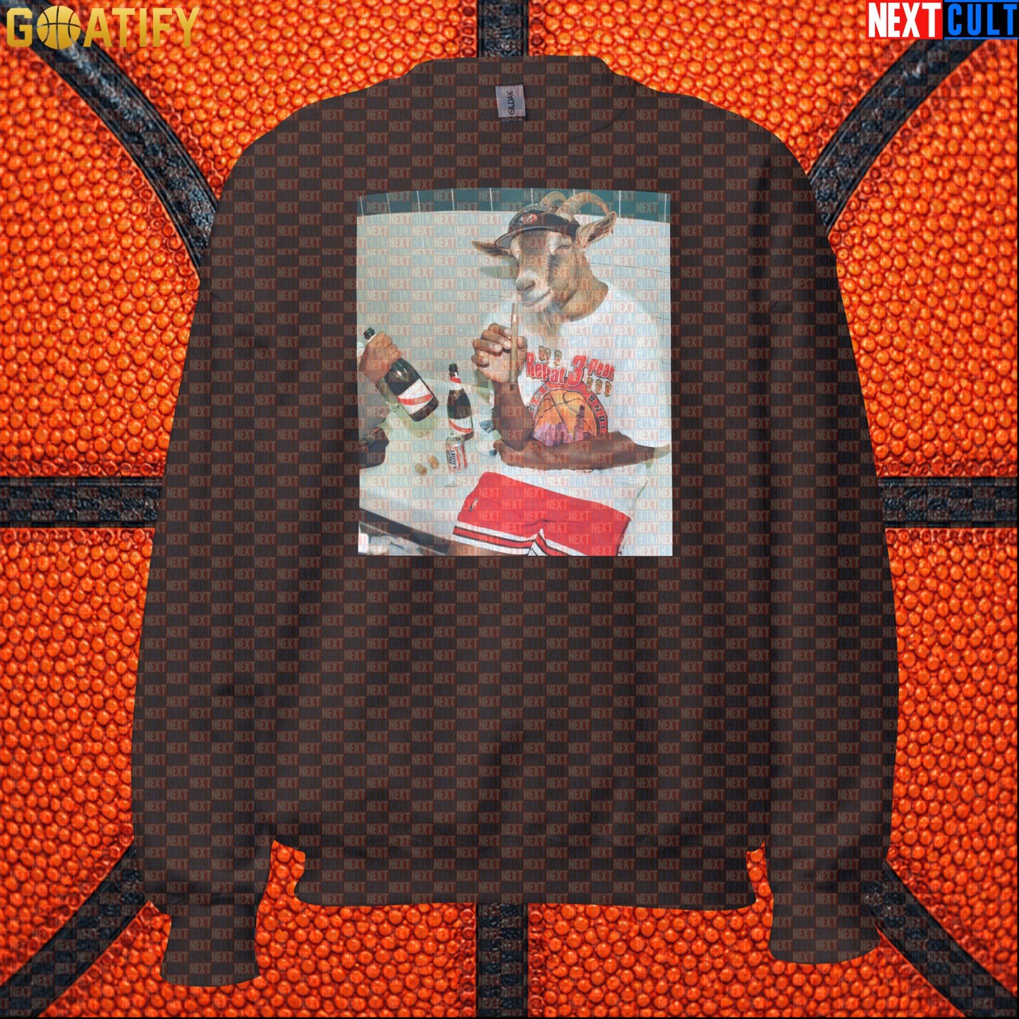 Michael Jordan Sweatshirt – Repeat 3-Peat Champion Crewneck for Chicago Bulls NBA Fans |  | ["Basketball", "Chicago Bulls", "Michael Jordan", "NBA"]