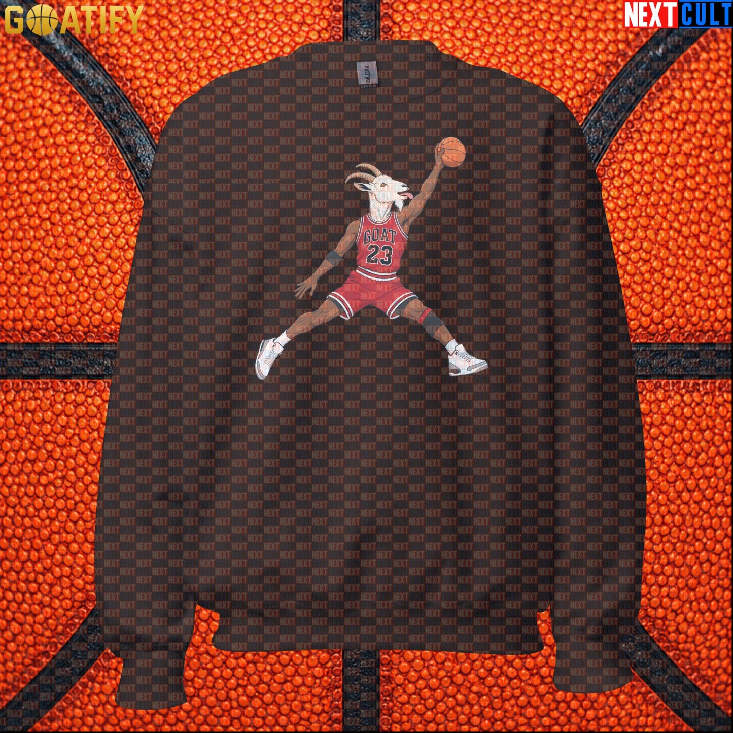 Michael Jordan Sweatshirt – Free Throw Line Dunk GOAT Crewneck for Chicago Bulls Fans |  | ["Basketball", "Chicago Bulls", "Michael Jordan", "NBA"]