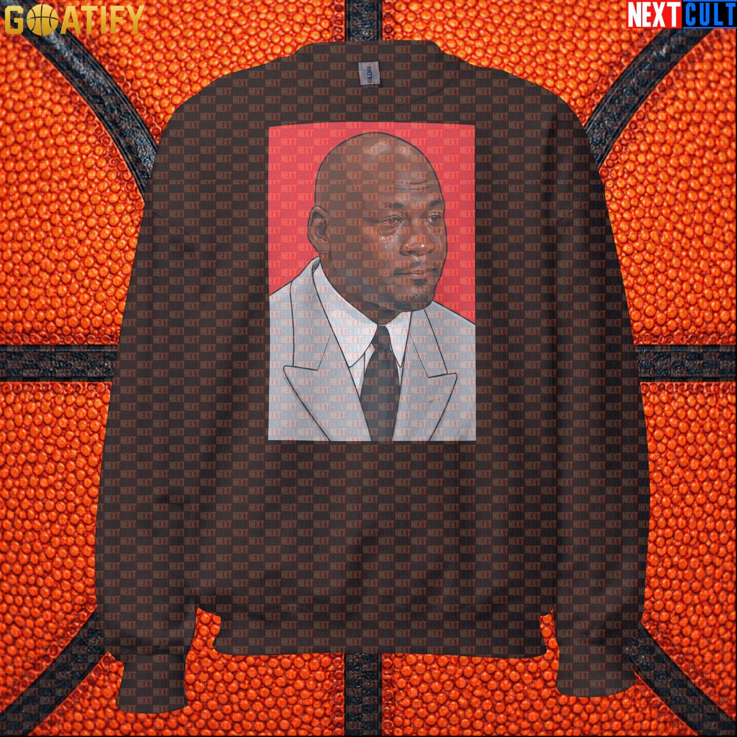 Michael Jordan Sweatshirt Crying Jordan Meme Crewneck Gift for Chicago Bulls NBA Fans |  | ["Basketball", "Chicago Bulls", "Michael Jordan", "NBA"]