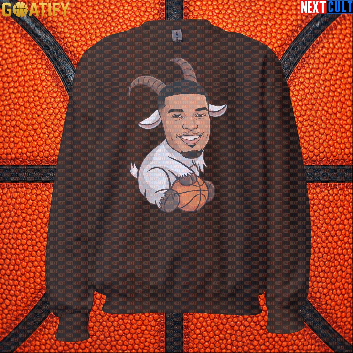 Basketball Sweatshirt Victor Wembanyama GOAT Cartoon for Spurs Fans, NBA Game Day Crewneck |  | ["Basketball", "France", "NBA", "San Antonio Spurs", "Victor Wembanyama", "Wemby"]