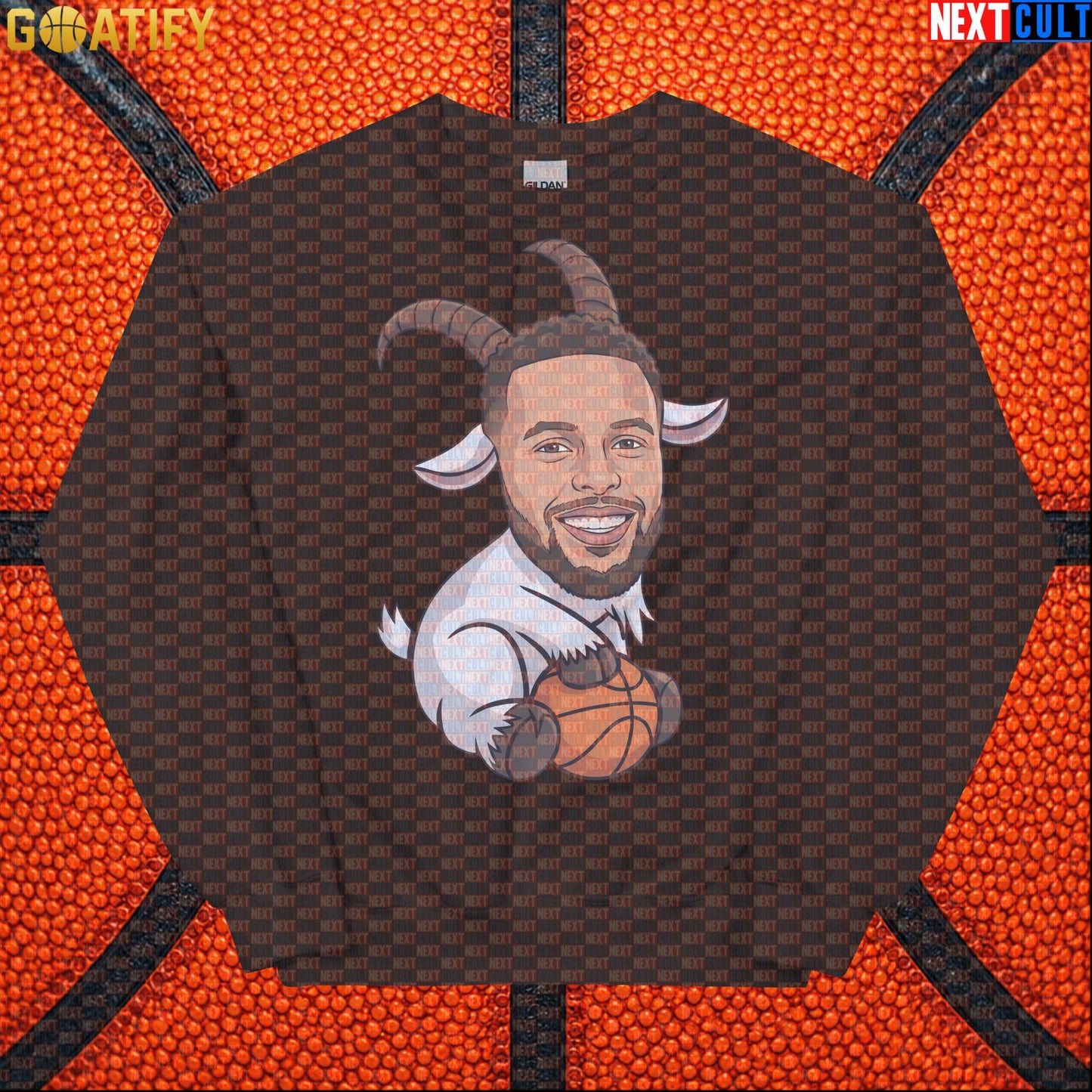 Stephen Curry Sweatshirt GOAT Basketball Crewneck for Warriors Fans, Funny NBA Sports Gift | Sweatshirts | ["Basketball", "Golden State Warriors", "NBA", "NCB", "Stephen Curry"]