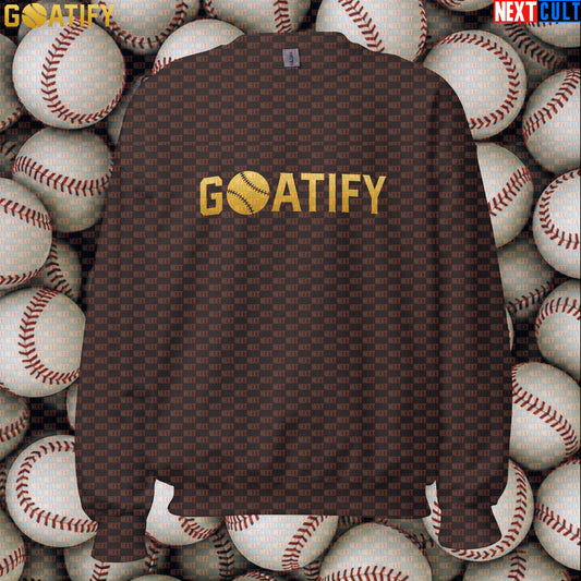 Sweatshirt GOATIFY Baseball GOAT Crewneck for MLB Fans Greatest of All Time Sports Gift | Sweatshirts | ["Baseball", "MLB", "NCB"]