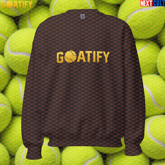 Tennis GOAT Sweatshirt Golden Ball Crewneck for Tennis & Padel Fans & Players | GOATIFY | Sweatshirts | ["NCB", "Padel", "Tennis"]