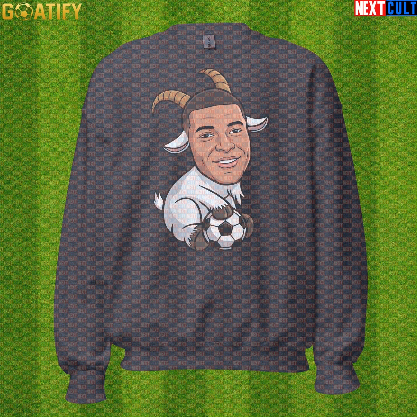 Kylian Mbappe Sweatshirt – GOAT Soccer Crewneck Football Gift for France and Real Madrid Fans |  | ["Football", "France", "Kylian Mbappe", "PSG", "Real Madrid", "Soccer"]