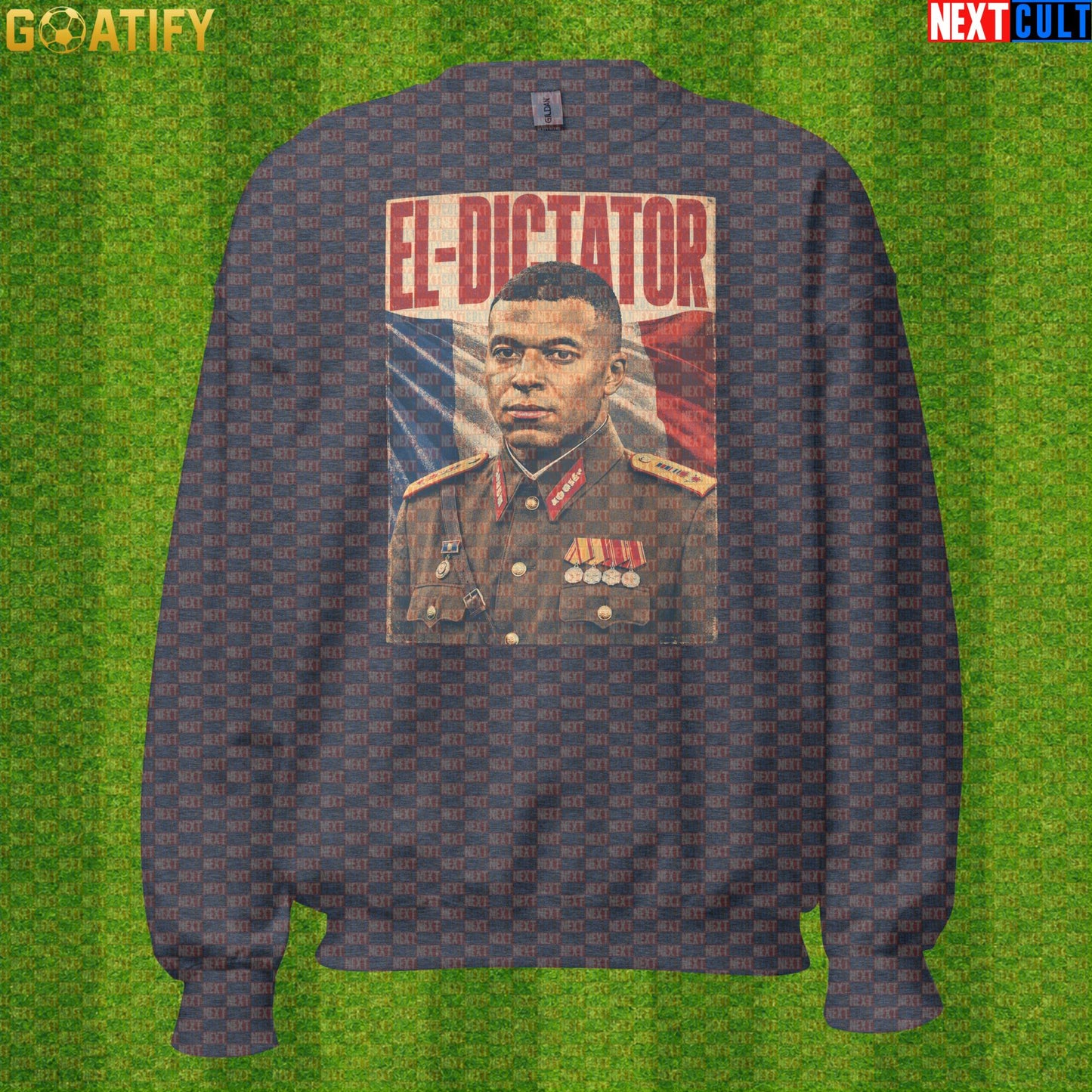Kylian Mbappe Sweatshirt – El Dictator Retro Soccer Meme Crewneck for World Cup Fans |  | ["Football", "France", "Kylian Mbappe", "PSG", "Real Madrid", "Soccer"]