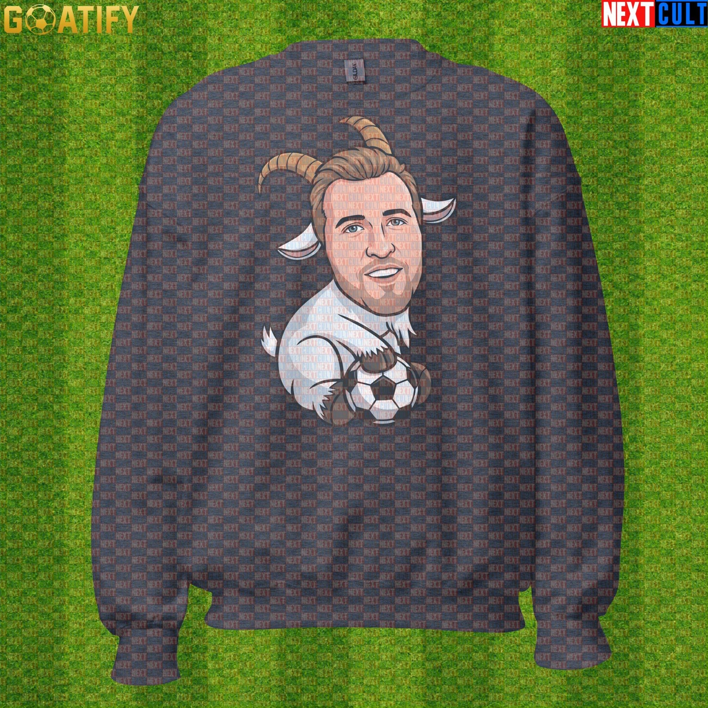 Harry Kane Sweatshirt – GOAT Football Crewneck Gift for England and Bayern Munich Supporters |  | ["Bayern Munich", "England", "Football", "Harry Kane", "Soccer", "Tottenham Hotspur"]