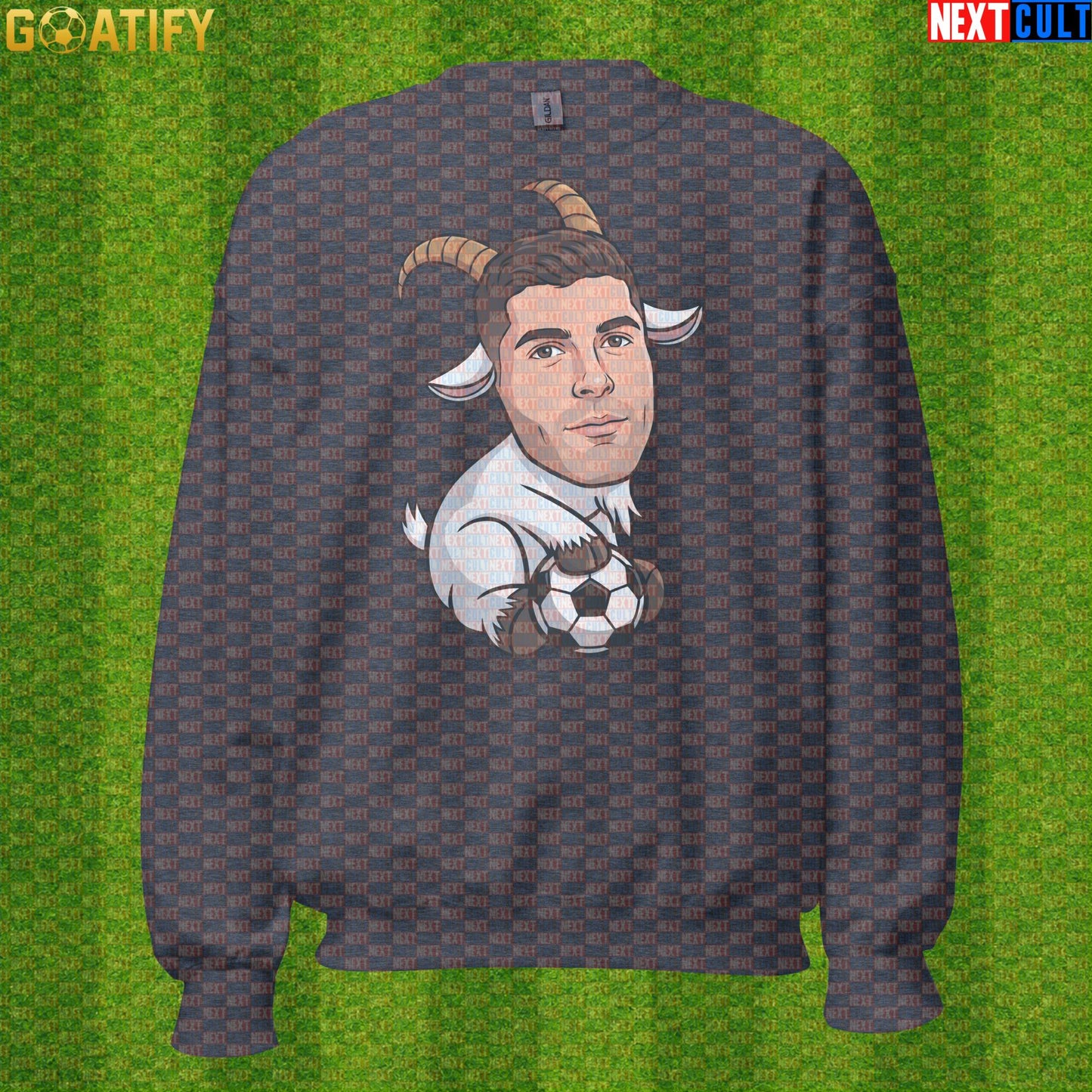 Christian Pulisic Sweatshirt – USMNT GOAT Crewneck for AC Milan, Chelsea and World Cup Fans |  | ["AC Milan", "Borussia Dortmund", "Chelsea", "Christian Pulisic", "Football", "Soccer", "USA", "USMNT"]