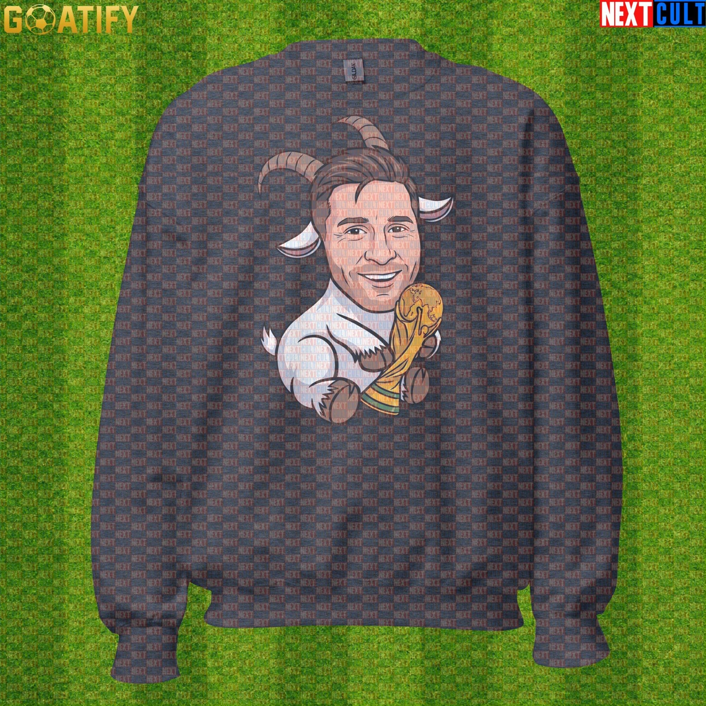 Lionel Messi Sweatshirt – World Cup Winner Crewneck for Argentina and Barcelona Fans |  | ["Argentina", "Barcelona", "Football", "Inter Miami", "Lionel Messi", "Soccer"]
