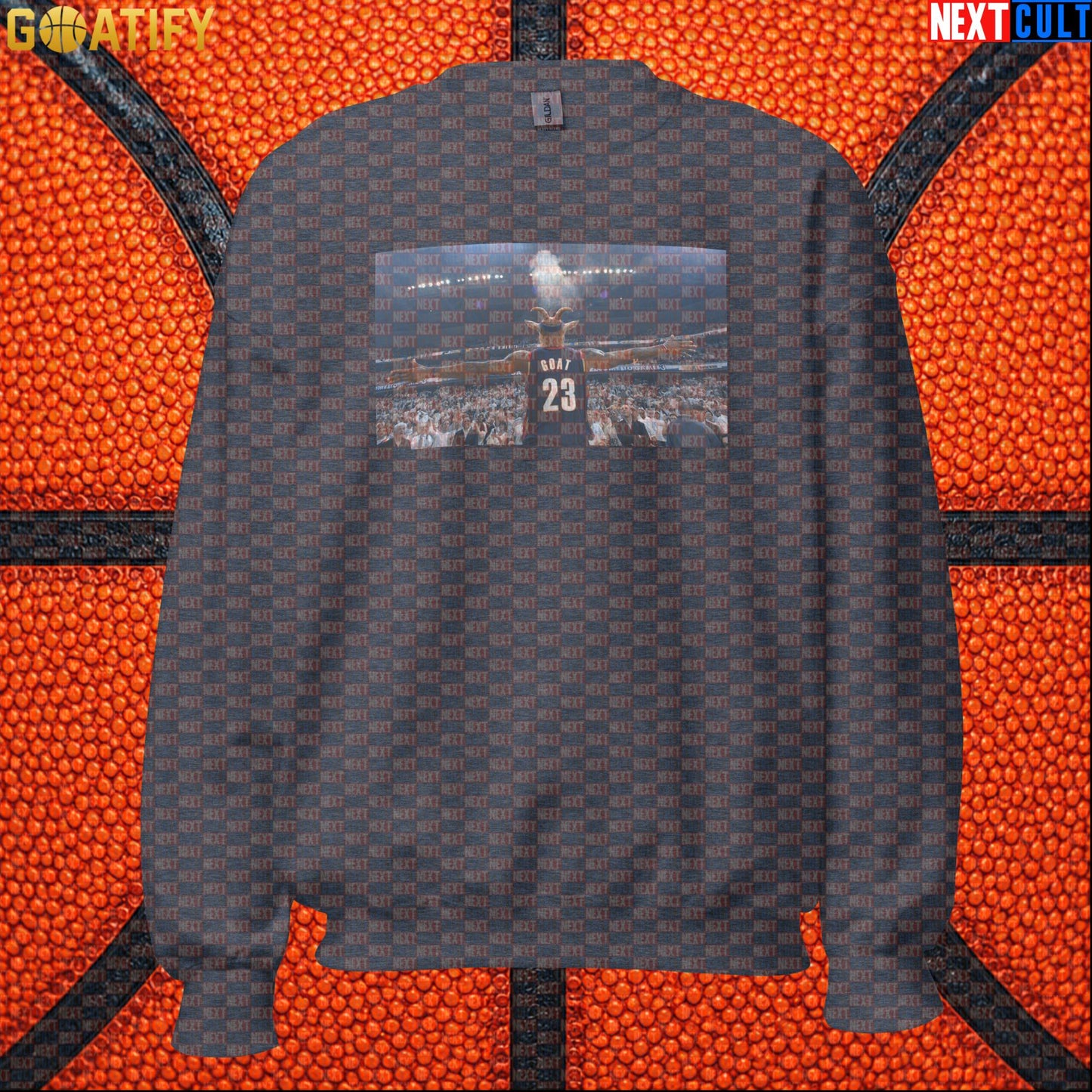 LeBron James Sweatshirt – Cleveland Chalk Toss Crewneck Gift for Cavaliers and NBA Fans |  | ["Basketball", "Cleveland Cavaliers", "LeBron James", "NBA"]