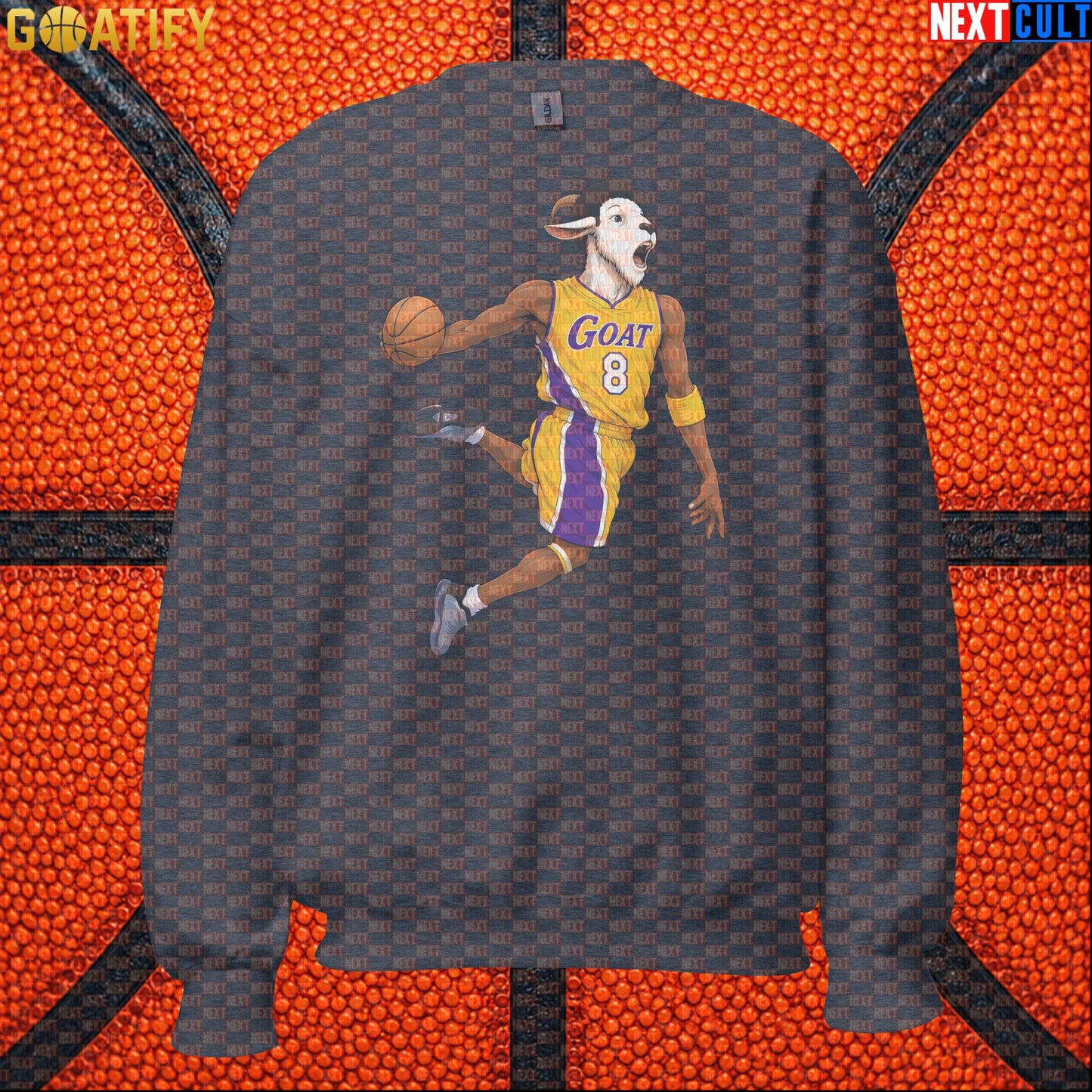 Kobe Bryant Sweatshirt – Young Kobe No. 8 GOAT Crewneck Gift for Lakers Basketball Fans |  | ["Basketball", "Kobe Bryant", "Los Angeles Lakers", "NBA"]