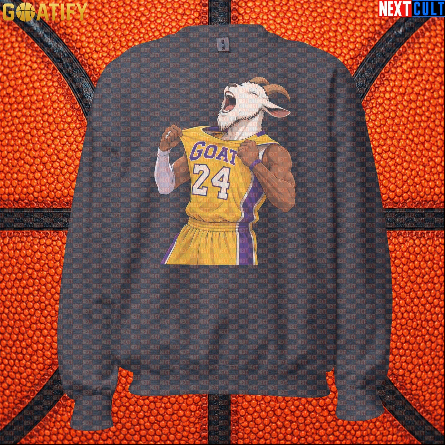Kobe Bryant Sweatshirt – Black Mamba No. 24 GOAT Crewneck for Lakers Basketball Fans |  | ["Basketball", "Kobe Bryant", "Los Angeles Lakers", "NBA"]
