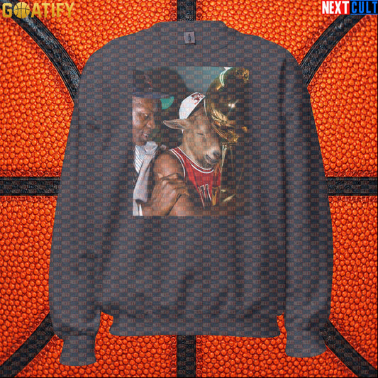 Michael Jordan Sweatshirt – Bulls GOAT Championship Crewneck for Basketball Fans & Gifts |  | ["Basketball", "Chicago Bulls", "Michael Jordan", "NBA"]