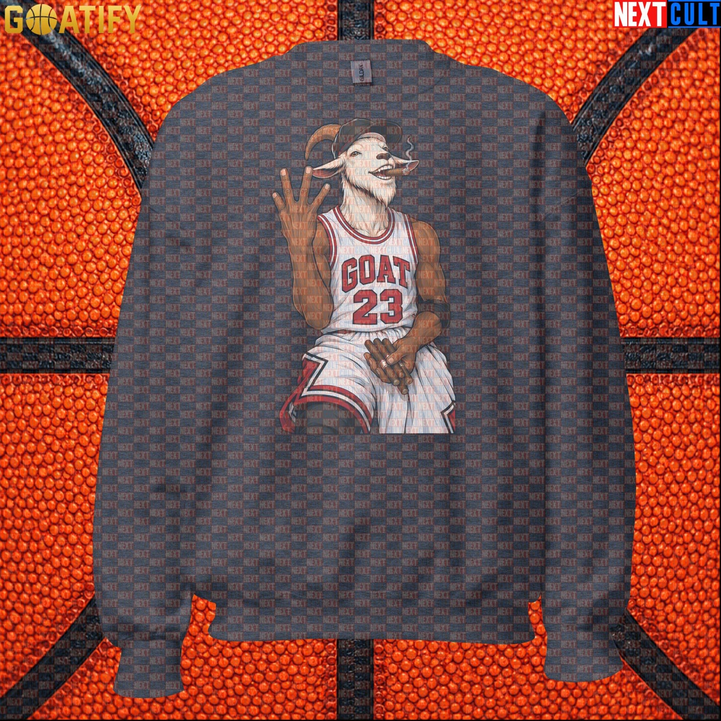 Michael Jordan Sweatshirt – GOAT Cigar Celebration Crewneck for Chicago Bulls Fans |  | ["Basketball", "Chicago Bulls", "Michael Jordan", "NBA"]