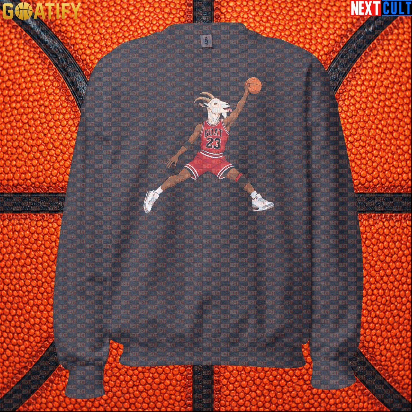 Michael Jordan Sweatshirt – Free Throw Line Dunk GOAT Crewneck for Chicago Bulls Fans |  | ["Basketball", "Chicago Bulls", "Michael Jordan", "NBA"]