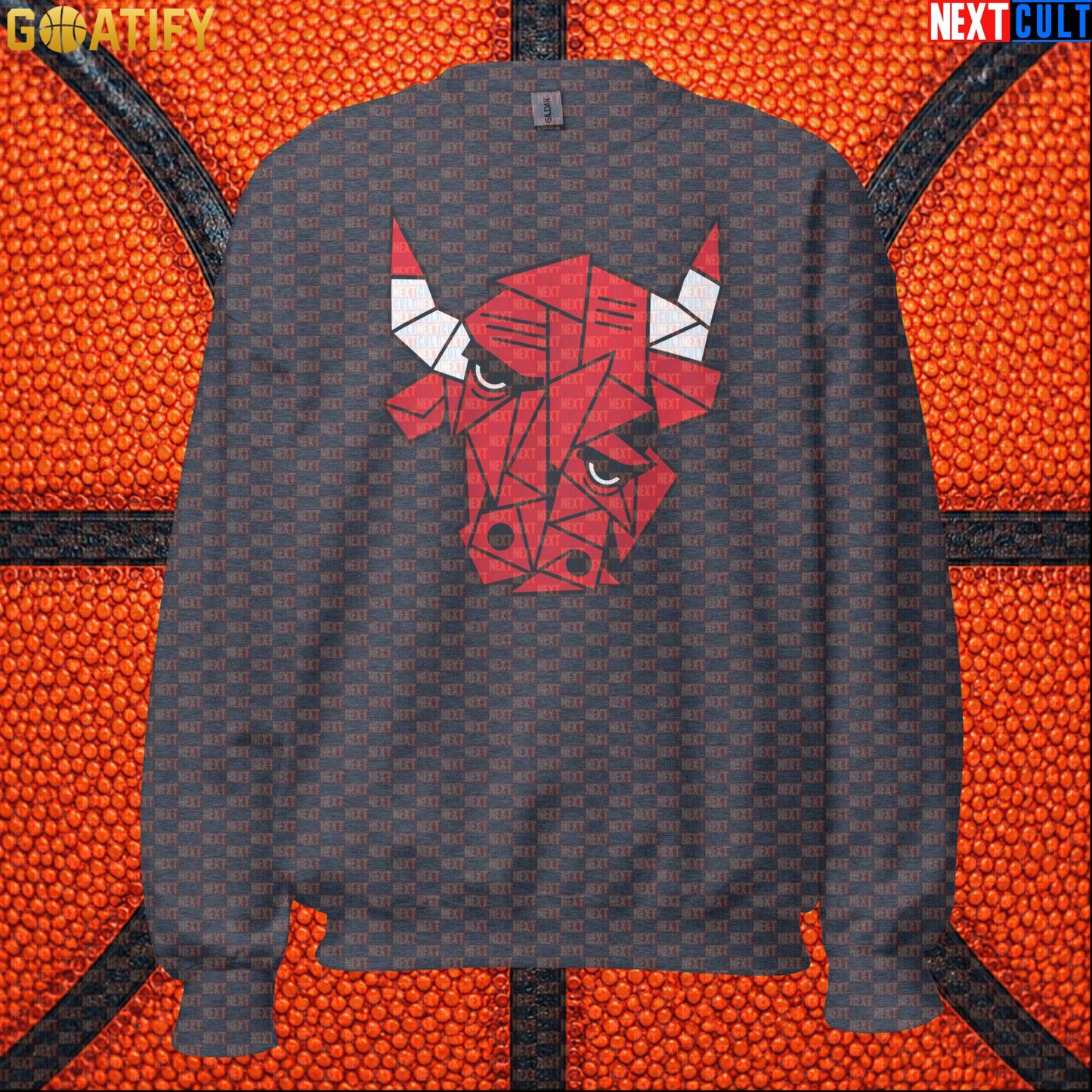 Chicago Bulls Meme Sweatshirt – Picasso Bulls Cubism Art Crewneck for Basketball Fans |  | ["Basketball", "Chicago Bulls", "NBA"]