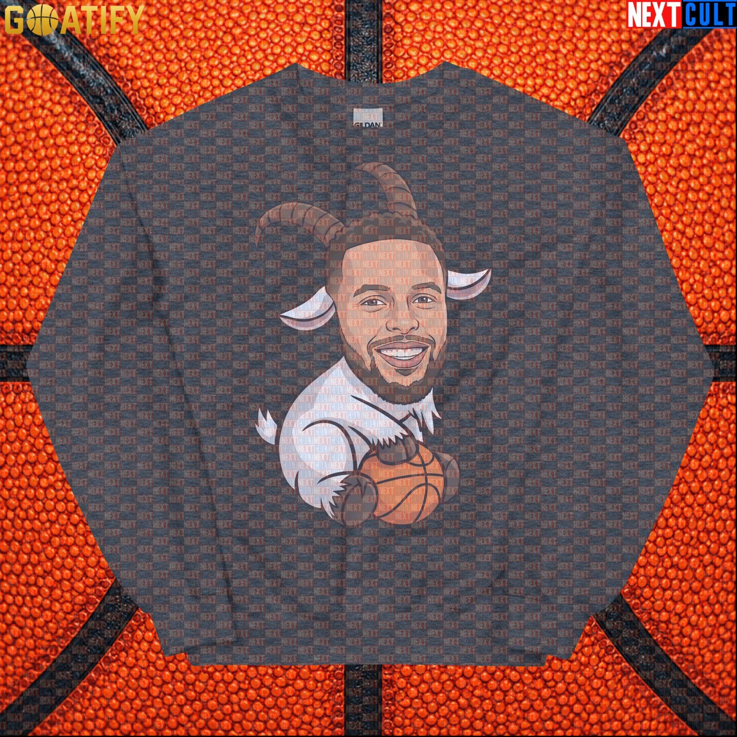 Stephen Curry Sweatshirt GOAT Basketball Crewneck for Warriors Fans, Funny NBA Sports Gift | Sweatshirts | ["Basketball", "Golden State Warriors", "NBA", "NCB", "Stephen Curry"]