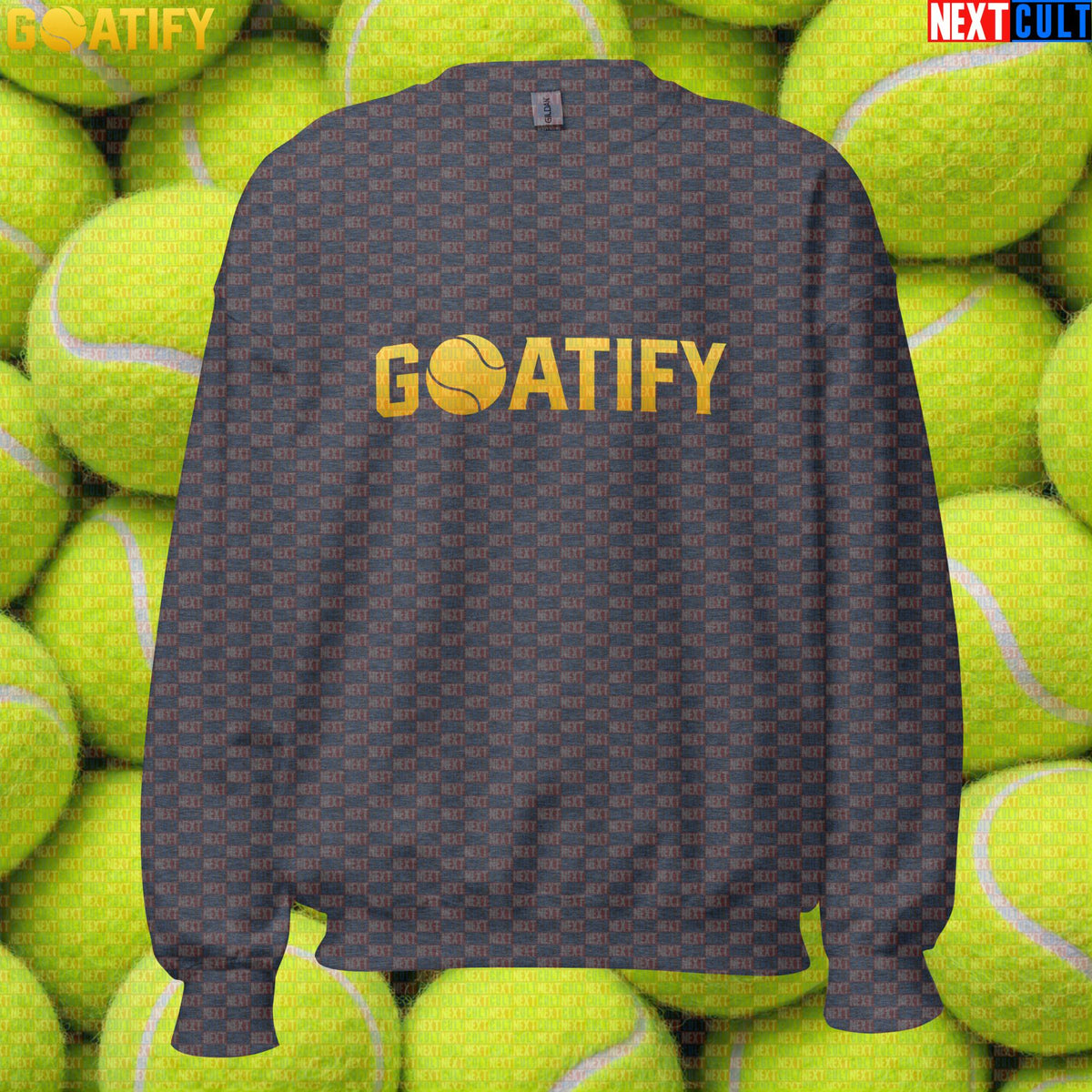 Tennis GOAT Sweatshirt Golden Ball Crewneck for Tennis & Padel Fans & Players | GOATIFY | Sweatshirts | ["NCB", "Padel", "Tennis"]