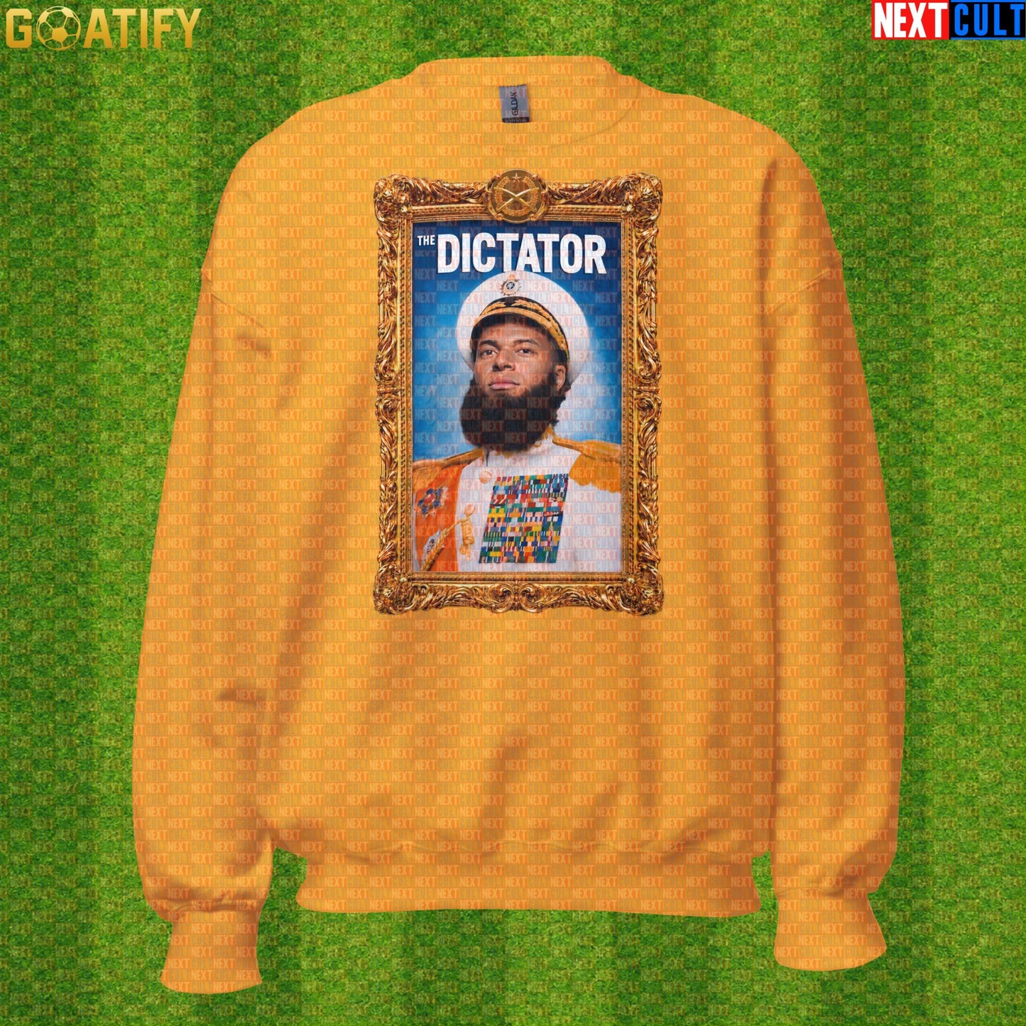 Kylian Mbappe Sweatshirt – Regal El Dictator Soccer Crewneck for France Football Fans Gold Next Cult Brand