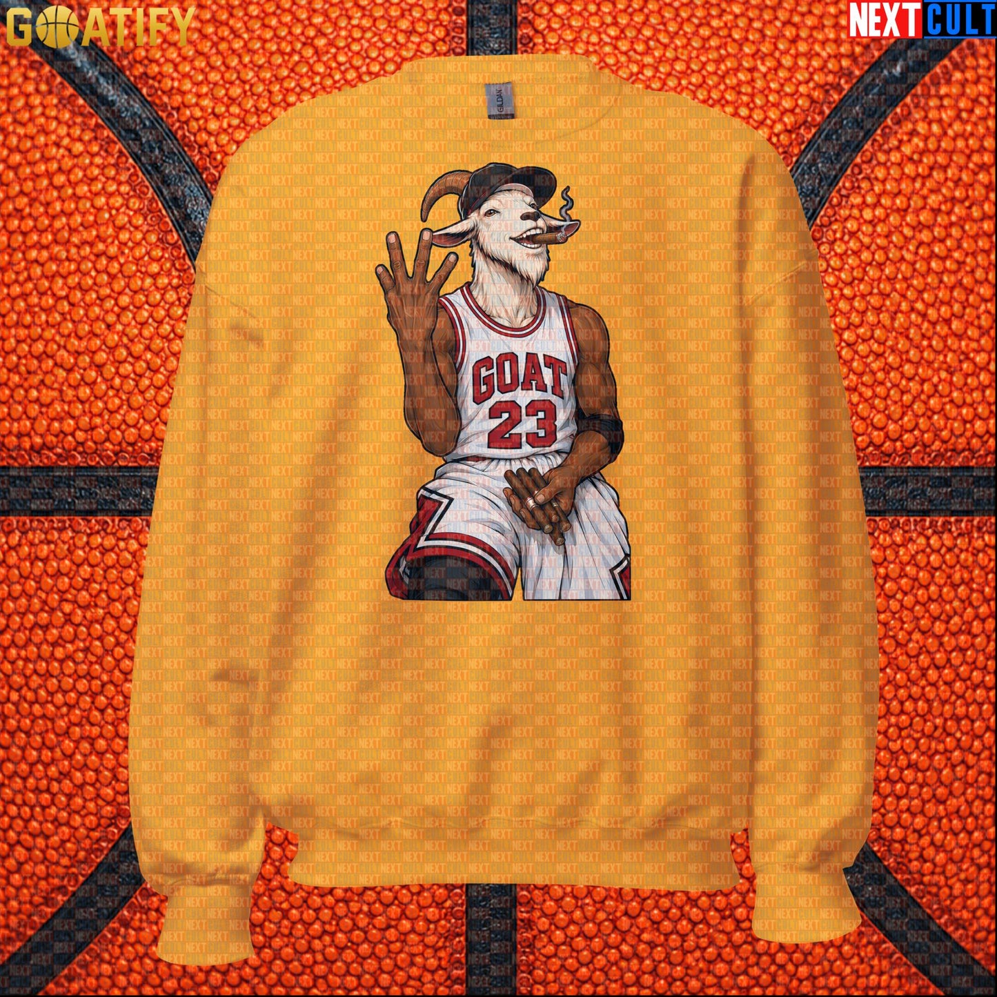 Michael Jordan Sweatshirt – GOAT Cigar Celebration Crewneck for Chicago Bulls Fans |  | ["Basketball", "Chicago Bulls", "Michael Jordan", "NBA"]