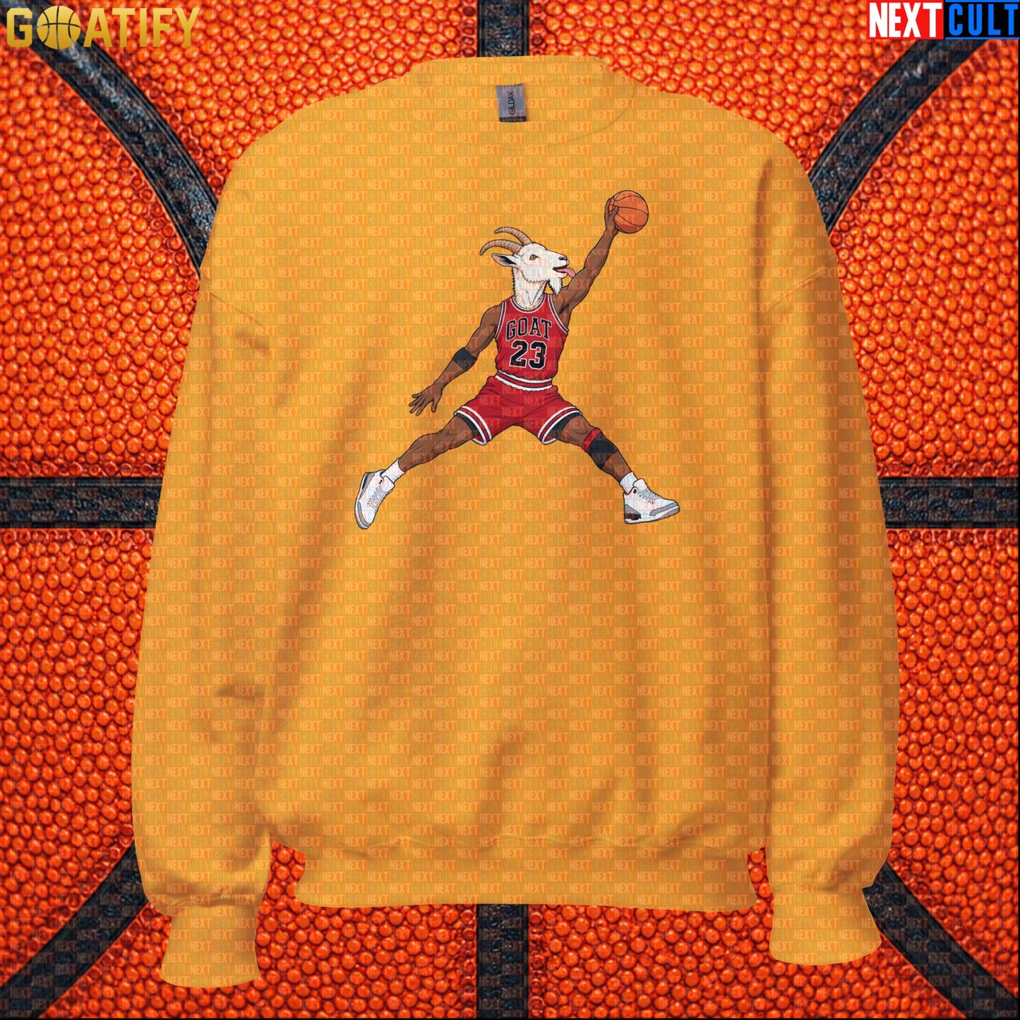 Michael Jordan Sweatshirt – Free Throw Line Dunk GOAT Crewneck for Chicago Bulls Fans |  | ["Basketball", "Chicago Bulls", "Michael Jordan", "NBA"]