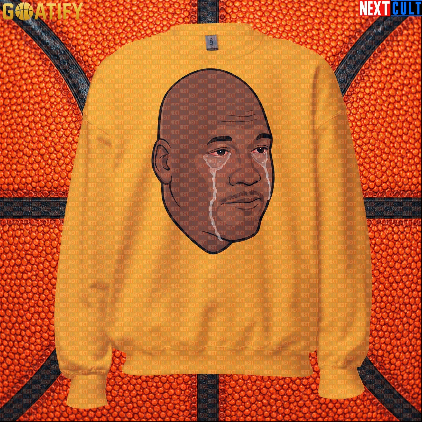 Michael Jordan Sweatshirt Crying Jordan Meme Crewneck Gift for Chicago Bulls NBA Fans |  | ["Basketball", "Chicago Bulls", "Michael Jordan", "NBA"]