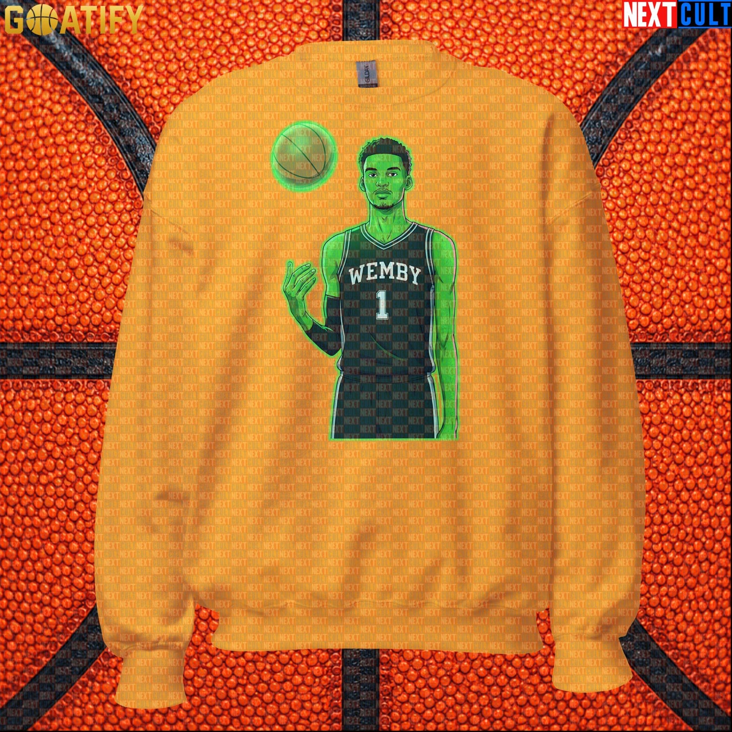 Basketball Sweatshirt Alien Wemby Sci-Fi Graphic for Spurs Fans, Winter Games and Gifts |  | ["Basketball", "France", "NBA", "San Antonio Spurs", "Victor Wembanyama", "Wemby"]