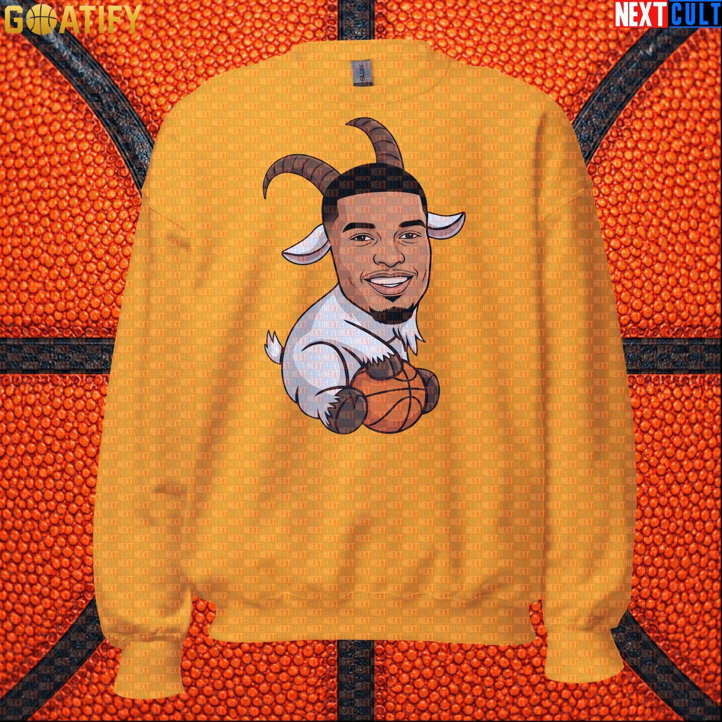 Basketball Sweatshirt Victor Wembanyama GOAT Cartoon for Spurs Fans, NBA Game Day Crewneck |  | ["Basketball", "France", "NBA", "San Antonio Spurs", "Victor Wembanyama", "Wemby"]
