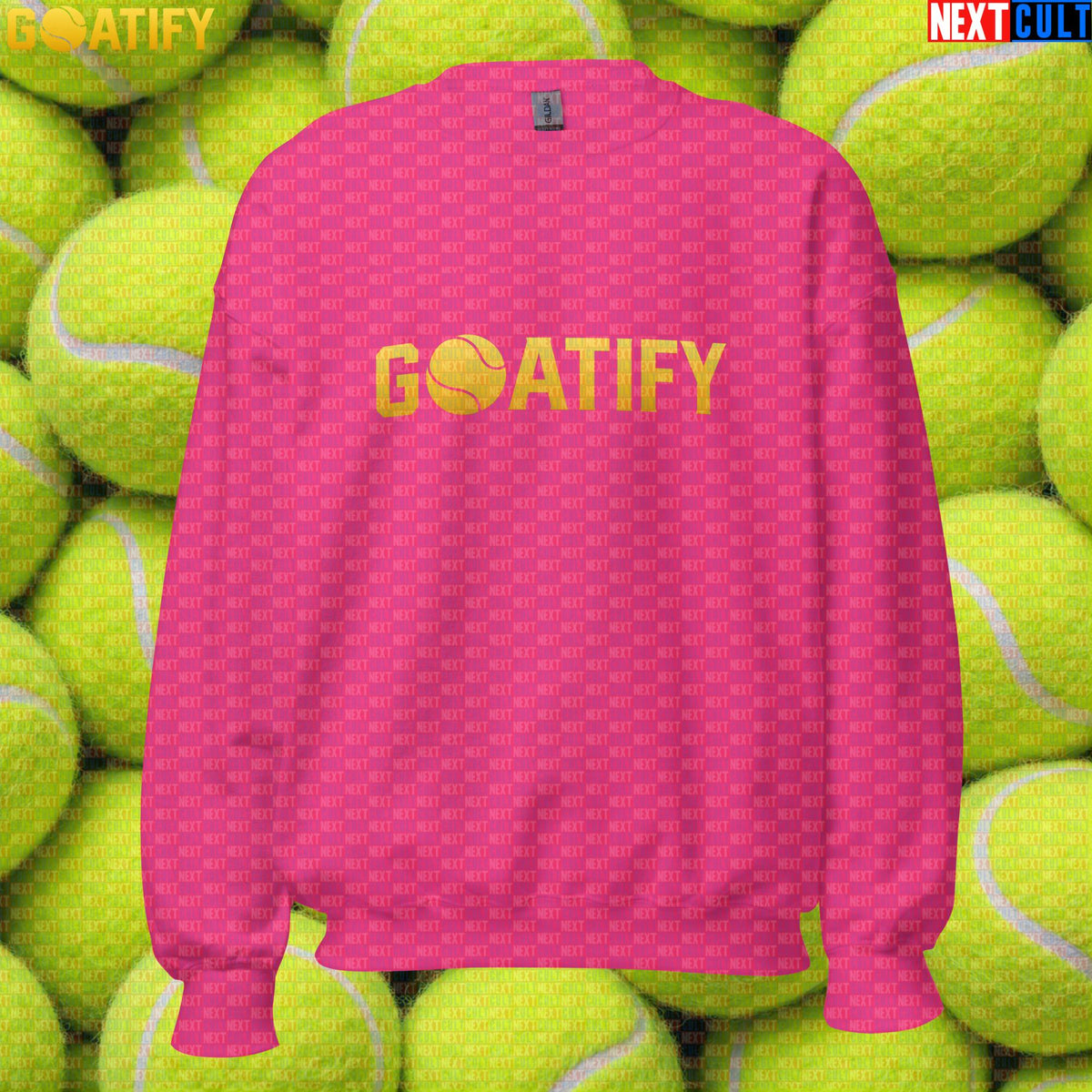 Tennis GOAT Sweatshirt Golden Ball Crewneck for Tennis & Padel Fans & Players | GOATIFY | Sweatshirts | ["NCB", "Padel", "Tennis"]
