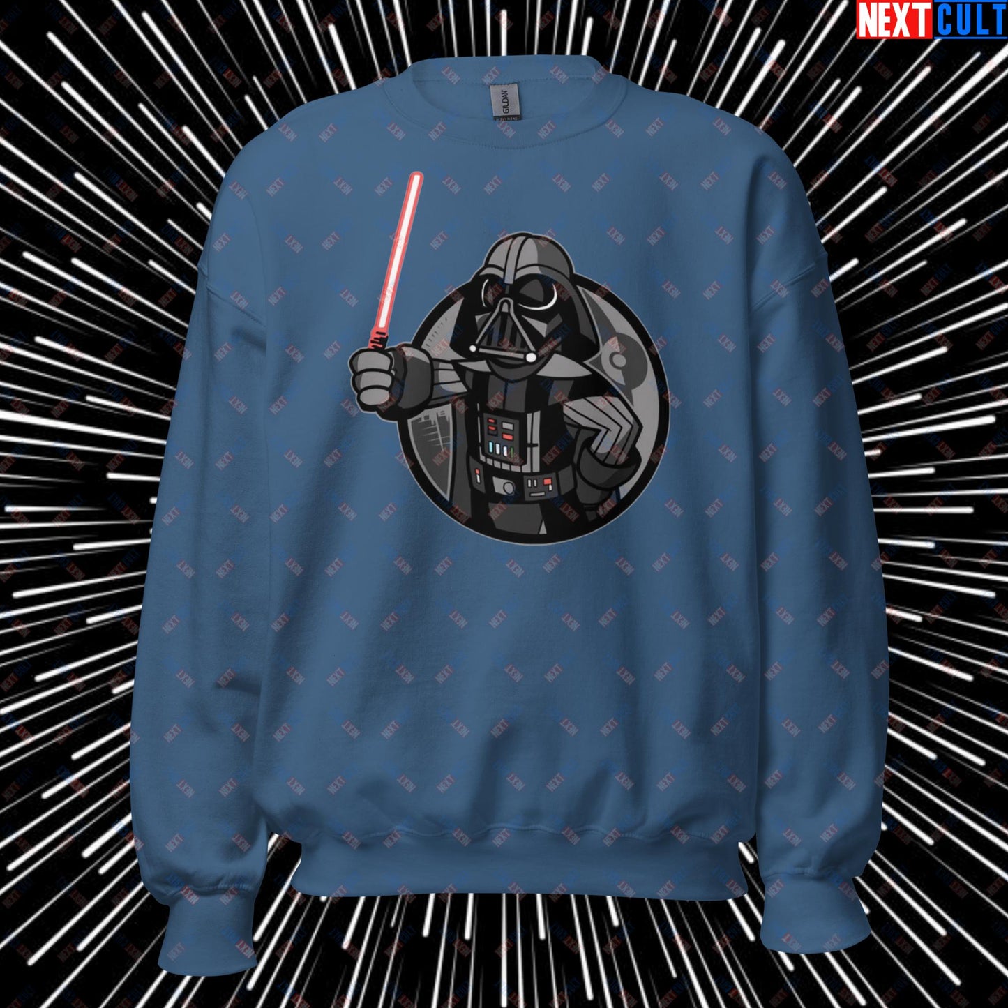 Sith Boy Darth Vader Star Wars Vault Boy Fallout Funny Cartoon Mashup Unisex Sweatshirt