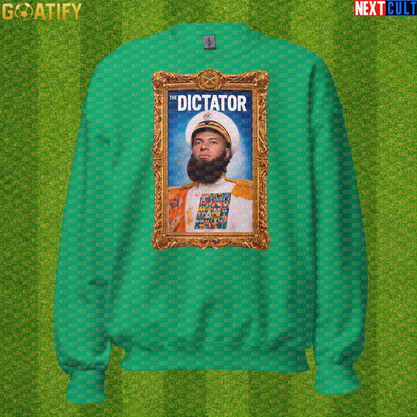 Kylian Mbappe Sweatshirt – Regal El Dictator Soccer Crewneck for France Football Fans Irish Green Next Cult Brand