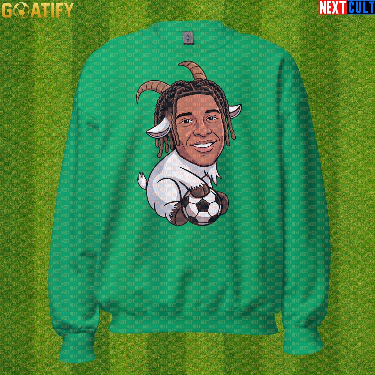 Michael Olise Sweatshirt – Cool GOAT Crewneck for Bayern Munich and France Supporters |  | ["Bayern Munich", "Football", "France", "Michael Olise", "Soccer"]