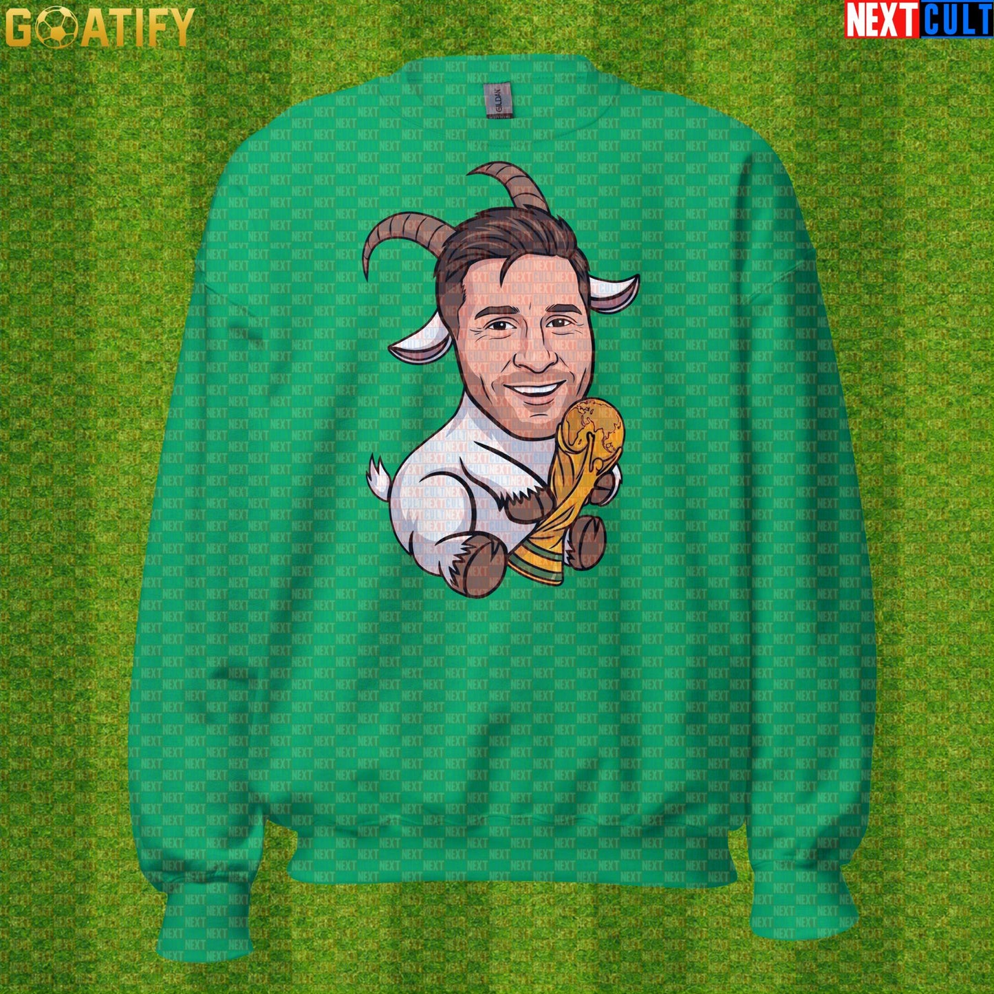 Lionel Messi Sweatshirt – World Cup Winner Crewneck for Argentina and Barcelona Fans |  | ["Argentina", "Barcelona", "Football", "Inter Miami", "Lionel Messi", "Soccer"]
