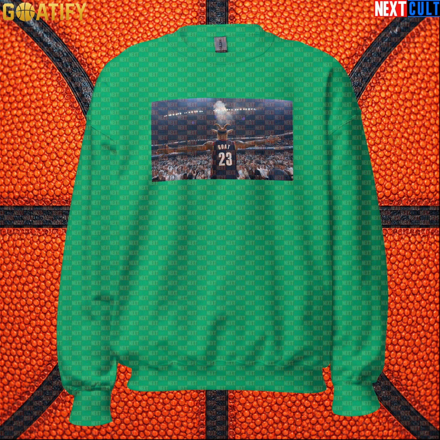 LeBron James Sweatshirt – Cleveland Chalk Toss Crewneck Gift for Cavaliers and NBA Fans |  | ["Basketball", "Cleveland Cavaliers", "LeBron James", "NBA"]