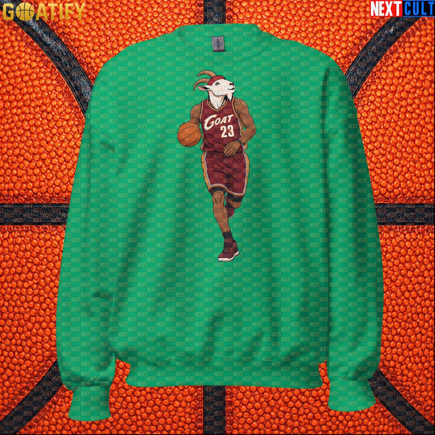 LeBron James Sweatshirt – Cleveland GOAT Crewneck Gift for Cavaliers Basketball Fans |  | ["Basketball", "Cleveland Cavaliers", "LeBron James", "NBA"]