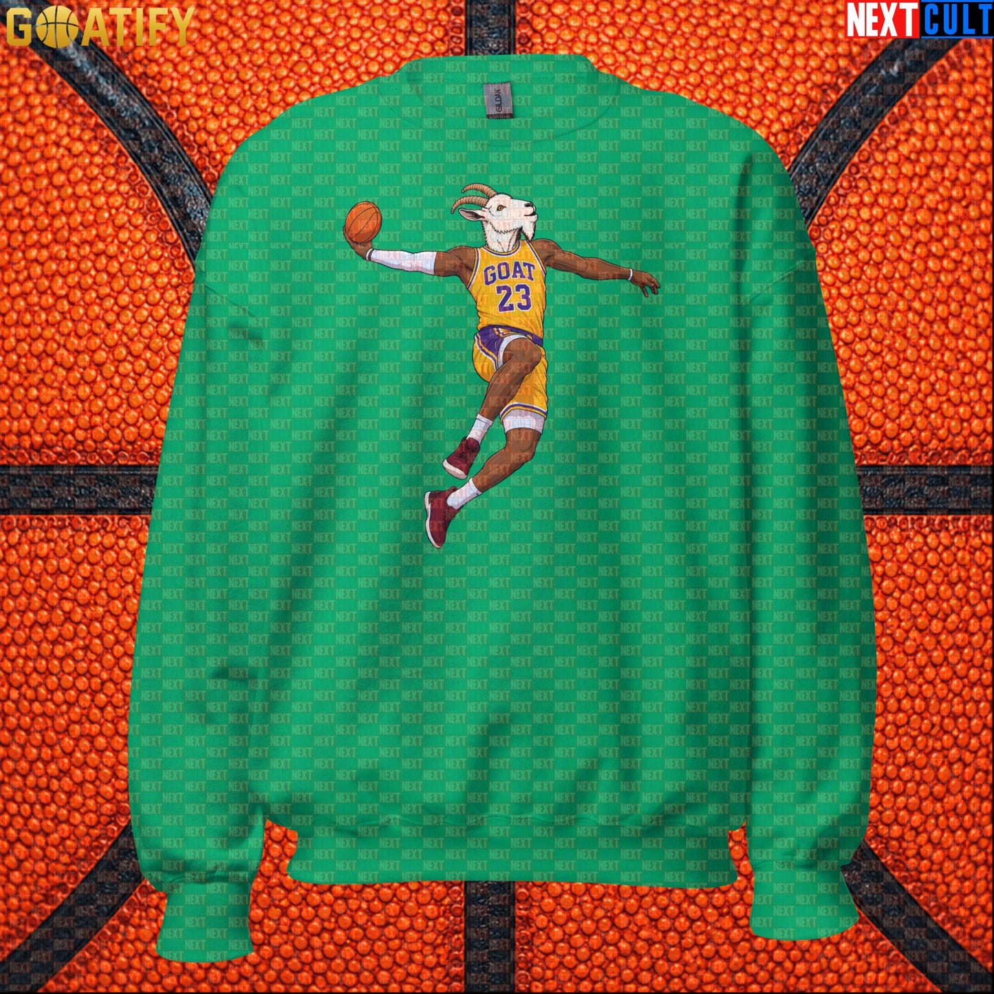 LeBron James Sweatshirt – Retro Lakers GOAT Dunk Crewneck Gift for NBA Basketball Fans |  | ["Basketball", "LeBron James", "Los Angeles Lakers", "NBA"]